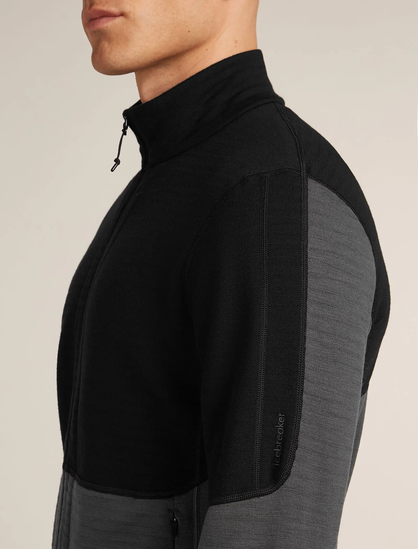 Men's Merino 400 RealFleece™ Descender Long Sleeve Zip Jacket sold by Icebreaker product image thumbnail 5
