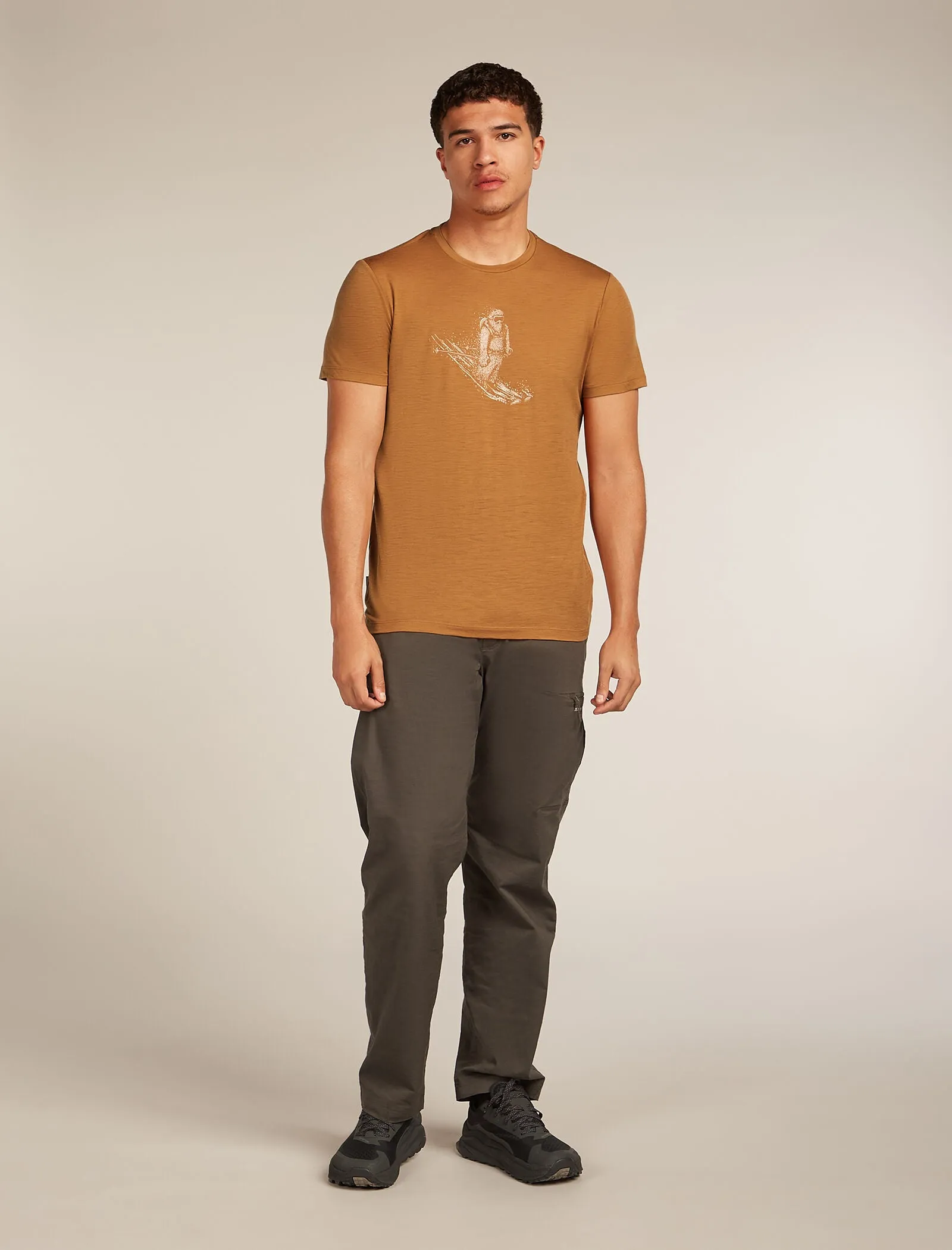 Men's Merino 150 Tech Lite Short Sleeve T-Shirt Skiing Yeti sold by Icebreaker product image thumbnail 3