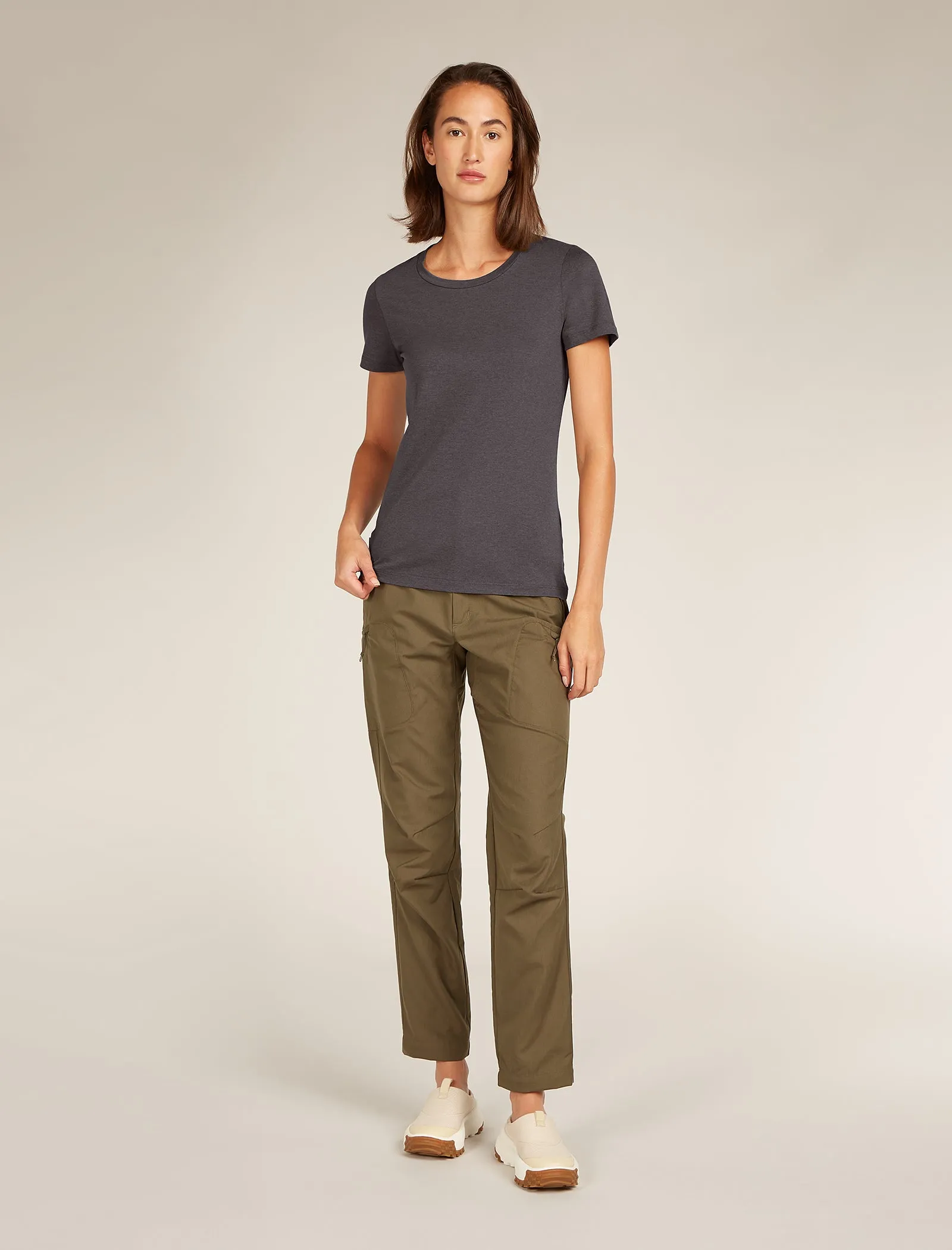 Women's Central Classic Short Sleeve T-Shirt sold by Icebreaker product image thumbnail 4