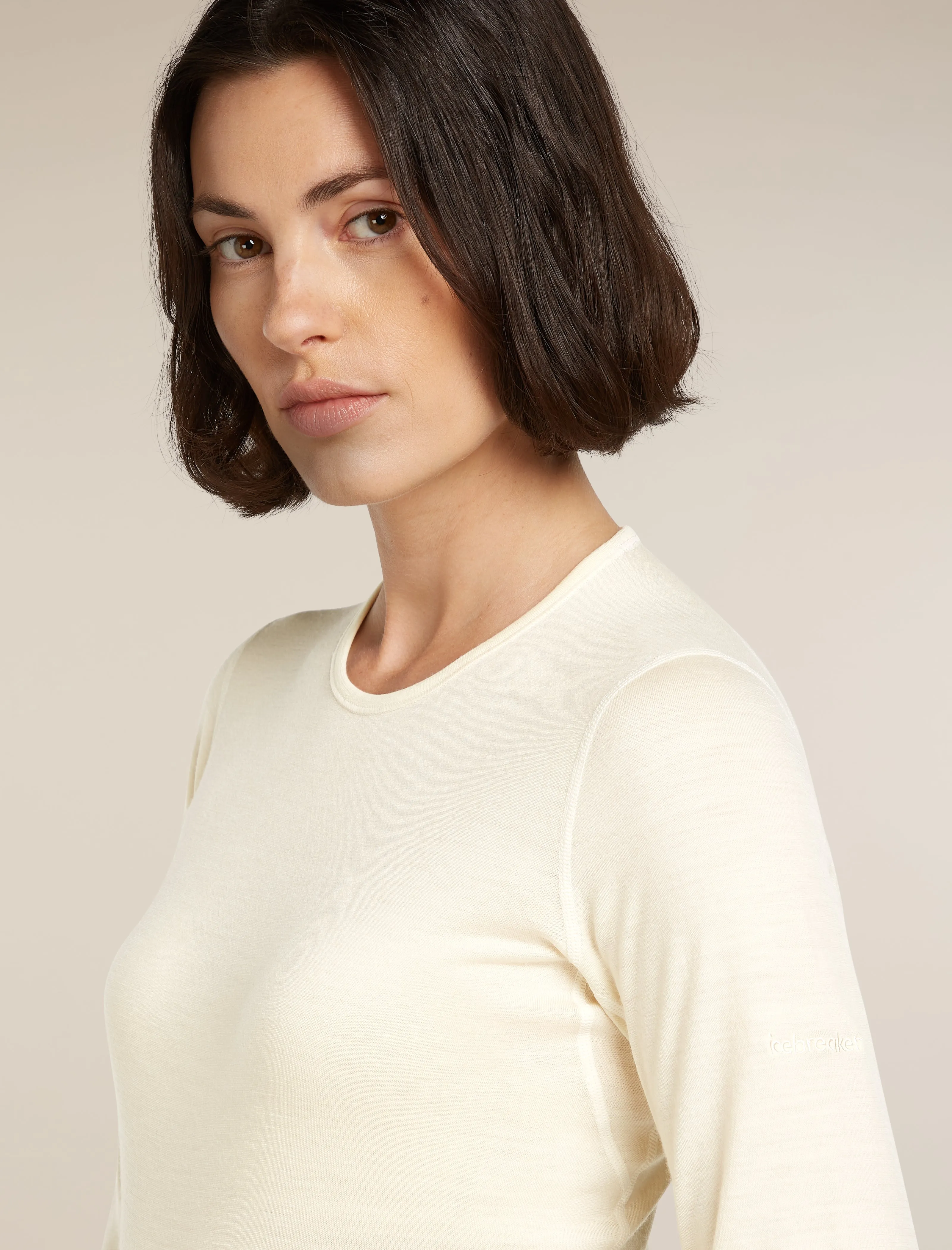 Women's Merino 200 Oasis Long Sleeve Crewe Thermal Top sold by Icebreaker product image thumbnail 5