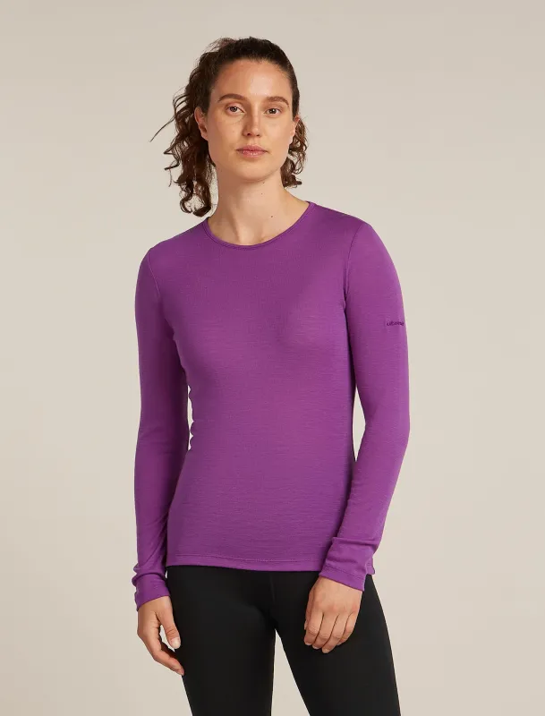 Women's Merino 175 Everyday Long Sleeve Crewe Thermal Top sold by Icebreaker