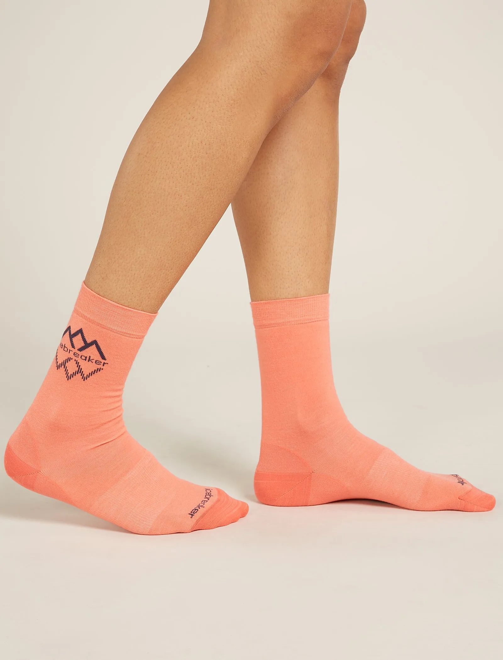 Women's Merino Lifestyle Fine Gauge Crew IB Logo Reflections Socks sold by Icebreaker product image thumbnail 2