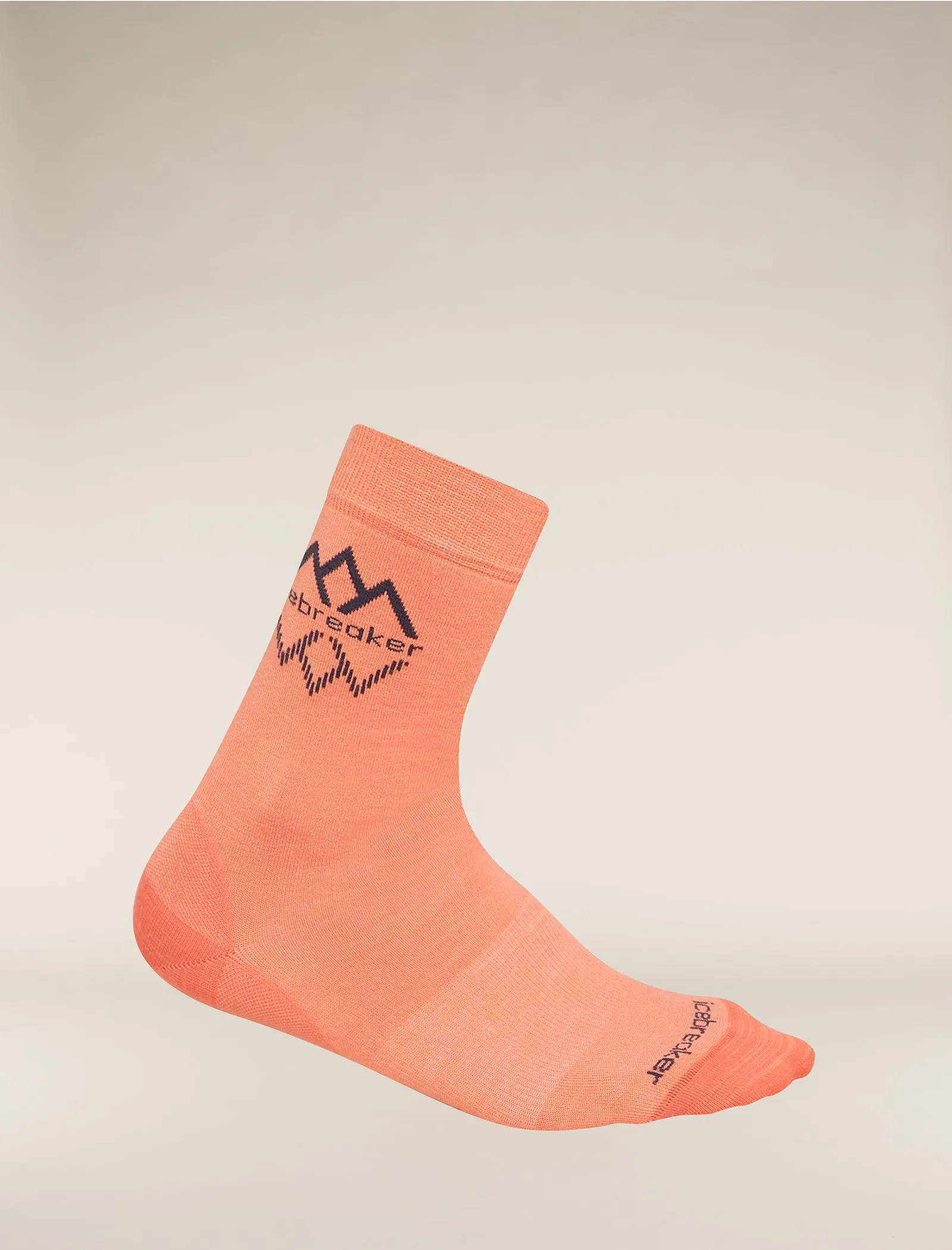 Women's Merino Lifestyle Fine Gauge Crew IB Logo Reflections Socks sold by Icebreaker product image thumbnail 4