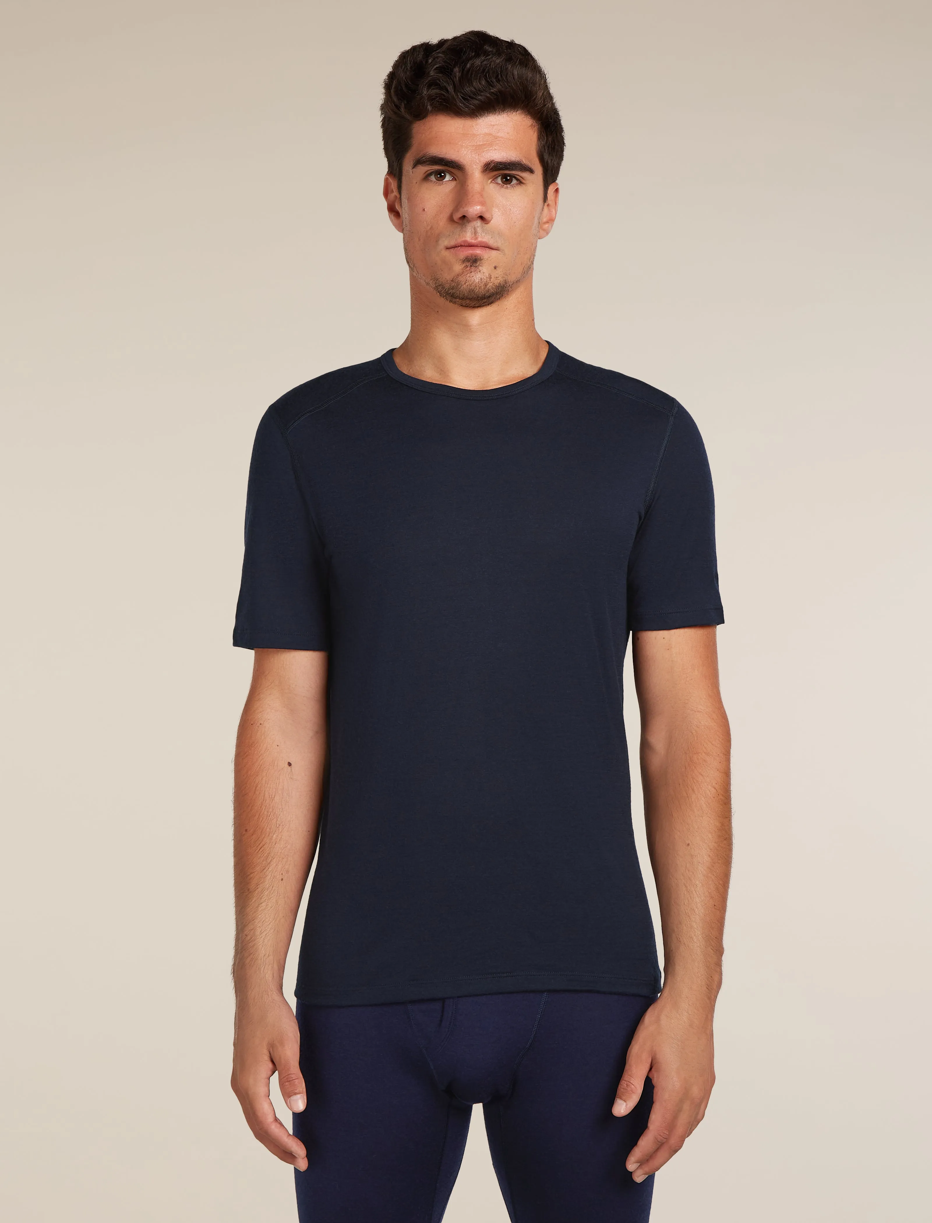 Men's Merino 200 Oasis Short Sleeve Crewe Thermal Top sold by Icebreaker