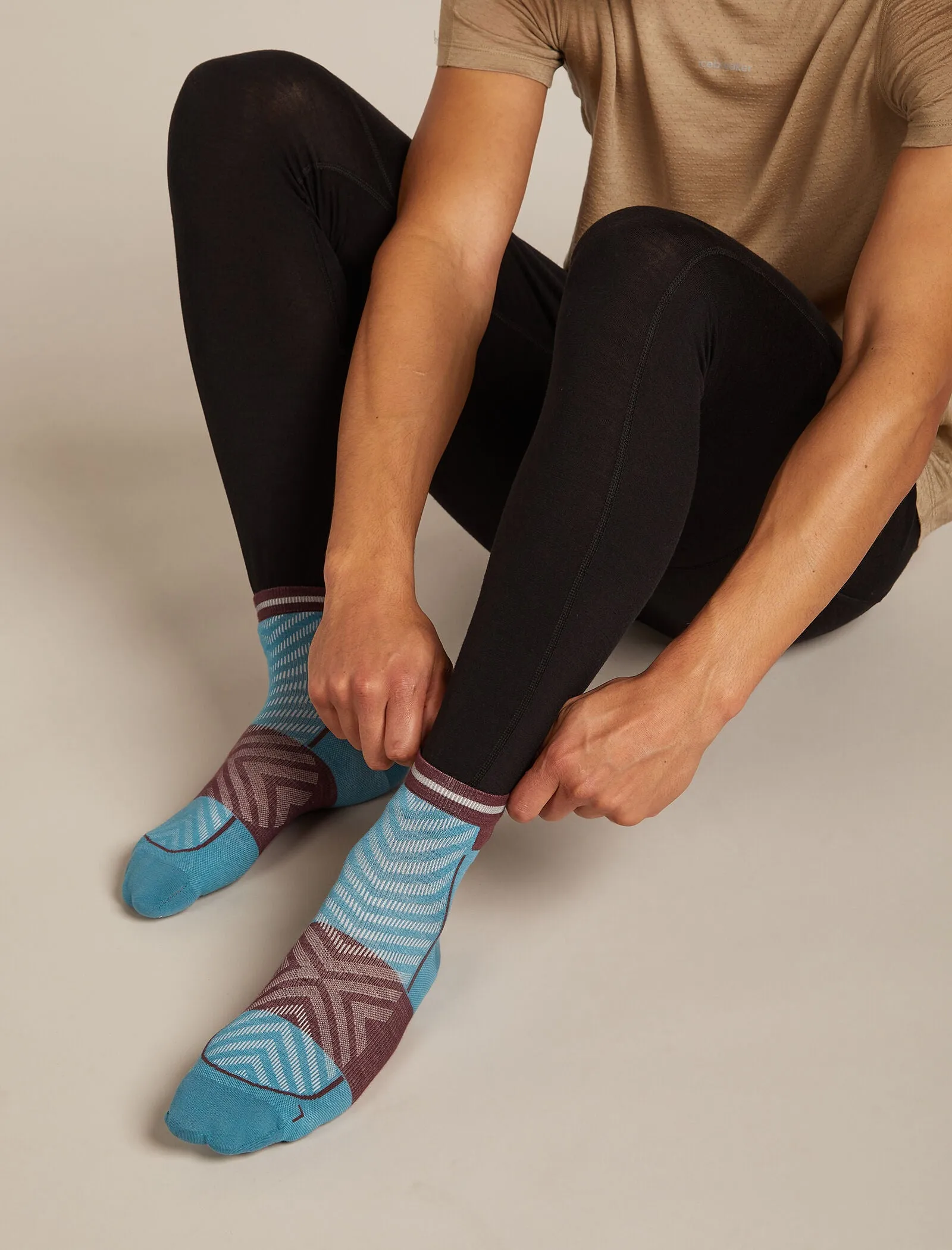 Men's Merino Blend Run+ Ultralight Mini Socks sold by Icebreaker product image thumbnail 2