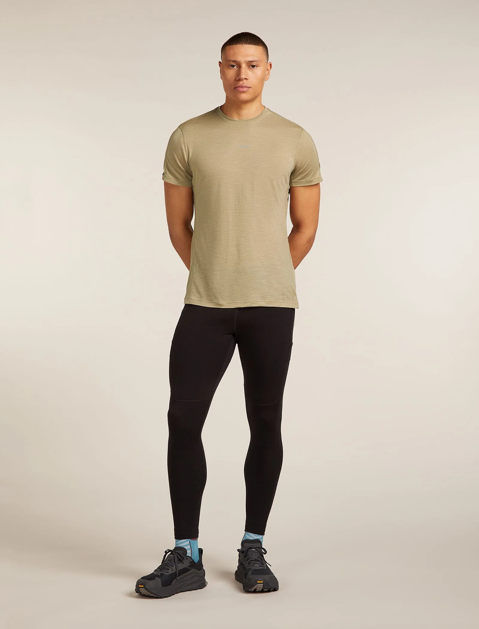 Men's Merino Blend 125 Cool-Lite™ Speed Short Sleeve T-Shirt sold by Icebreaker product image thumbnail 3
