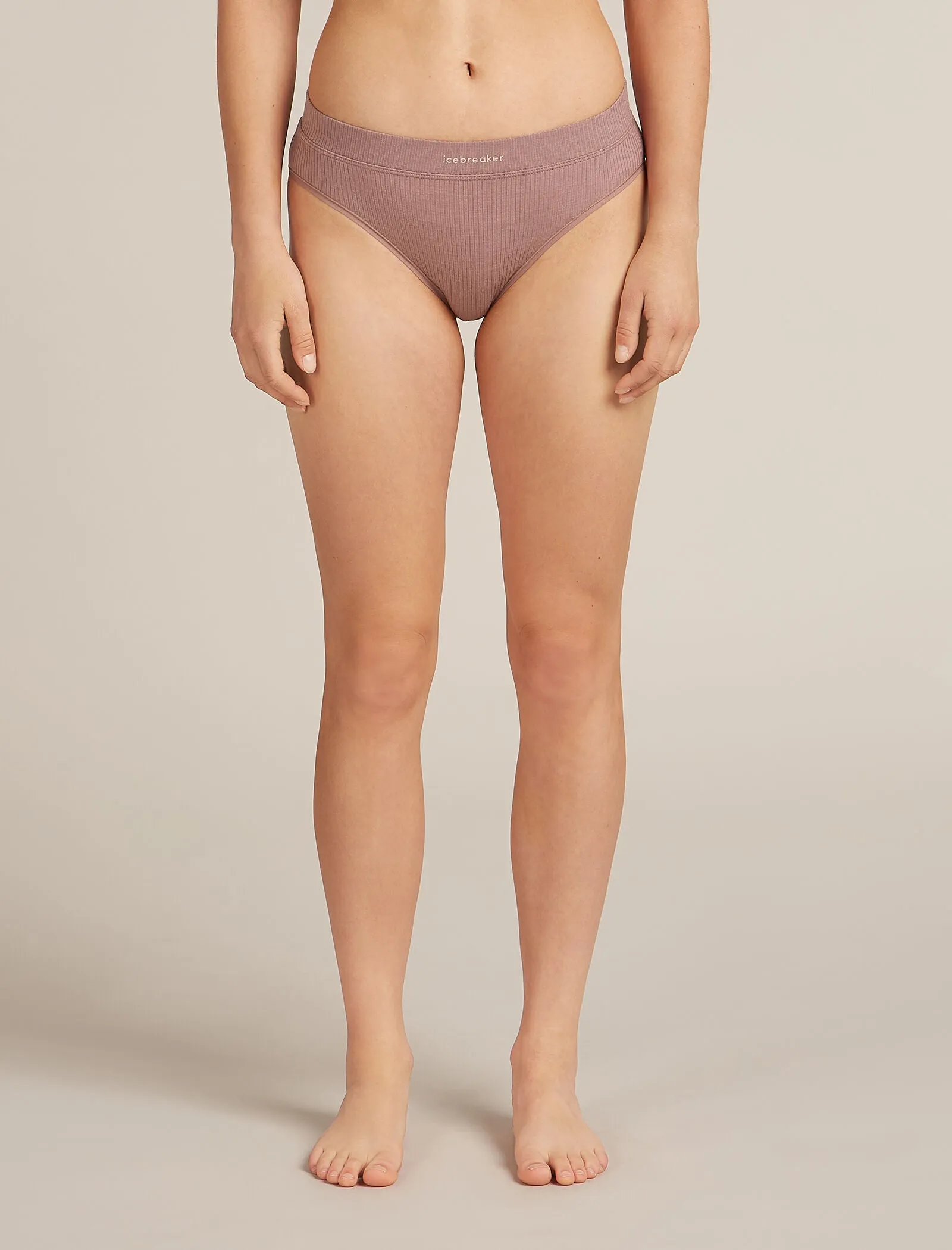 Women's Merino Blend Rib Lotus Hipster sold by Icebreaker