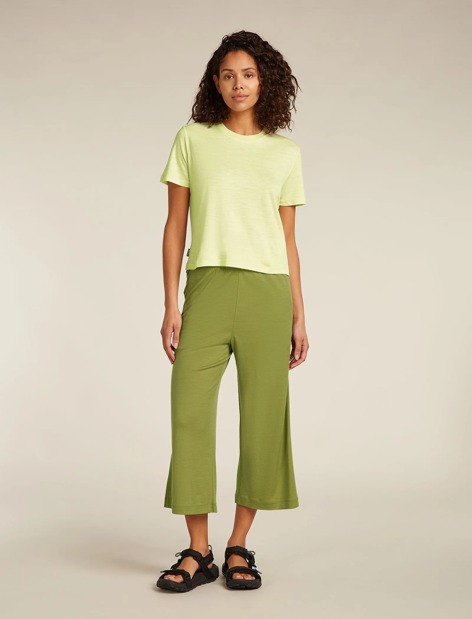 Women's Merino 150 Tech Lite Short Sleeve Crop T-Shirt sold by Icebreaker product image thumbnail 3