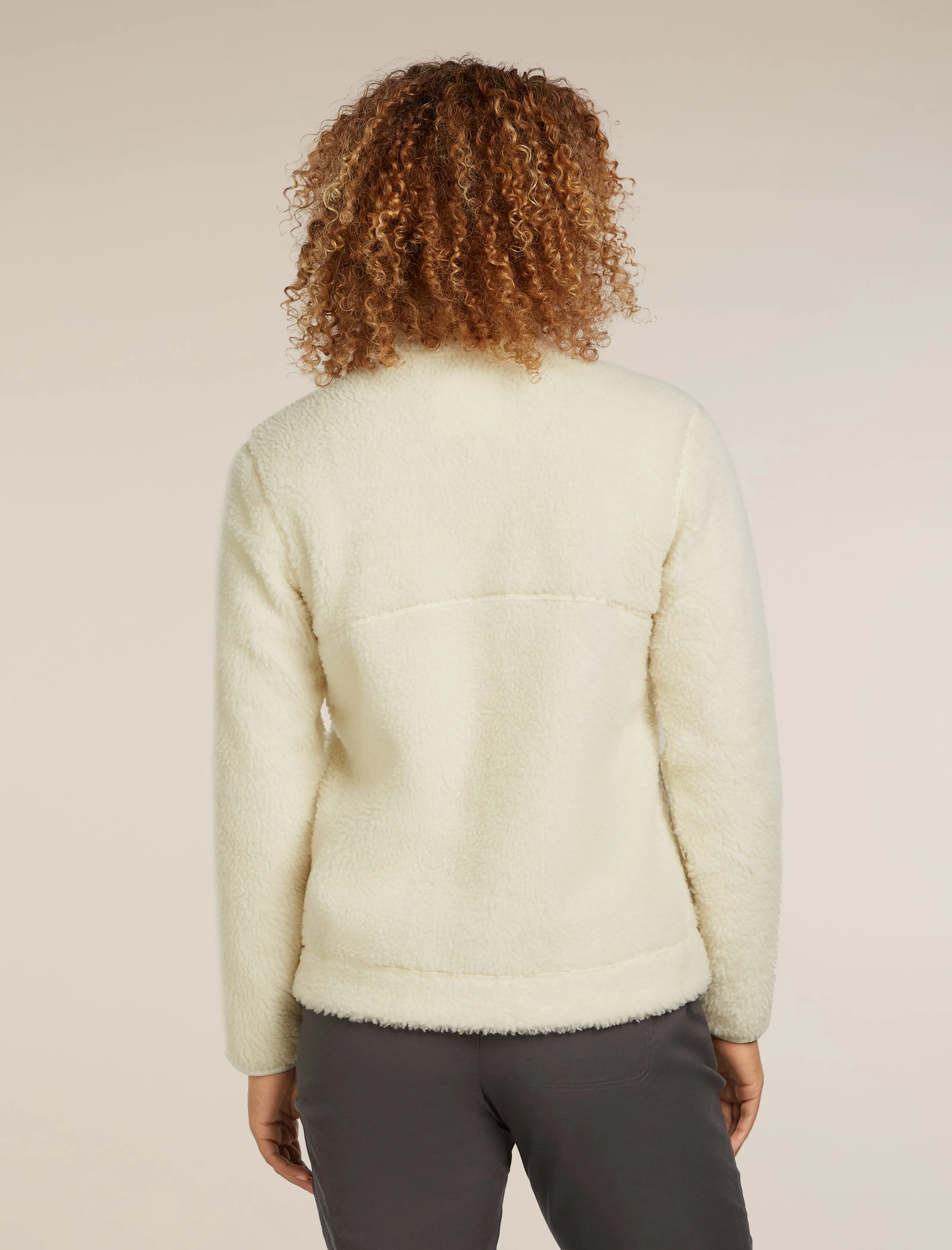 Women's Merino Blend 960 RealFleece™ High Pile Long Sleeve Zip Jacket sold by Icebreaker product image thumbnail 2