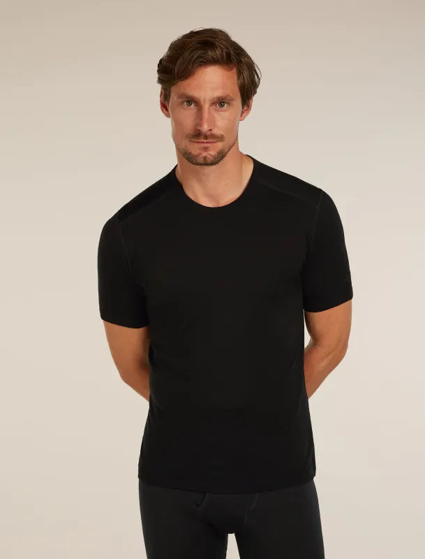 Men's Merino 200 Oasis Short Sleeve Crewe Thermal Top sold by Icebreaker