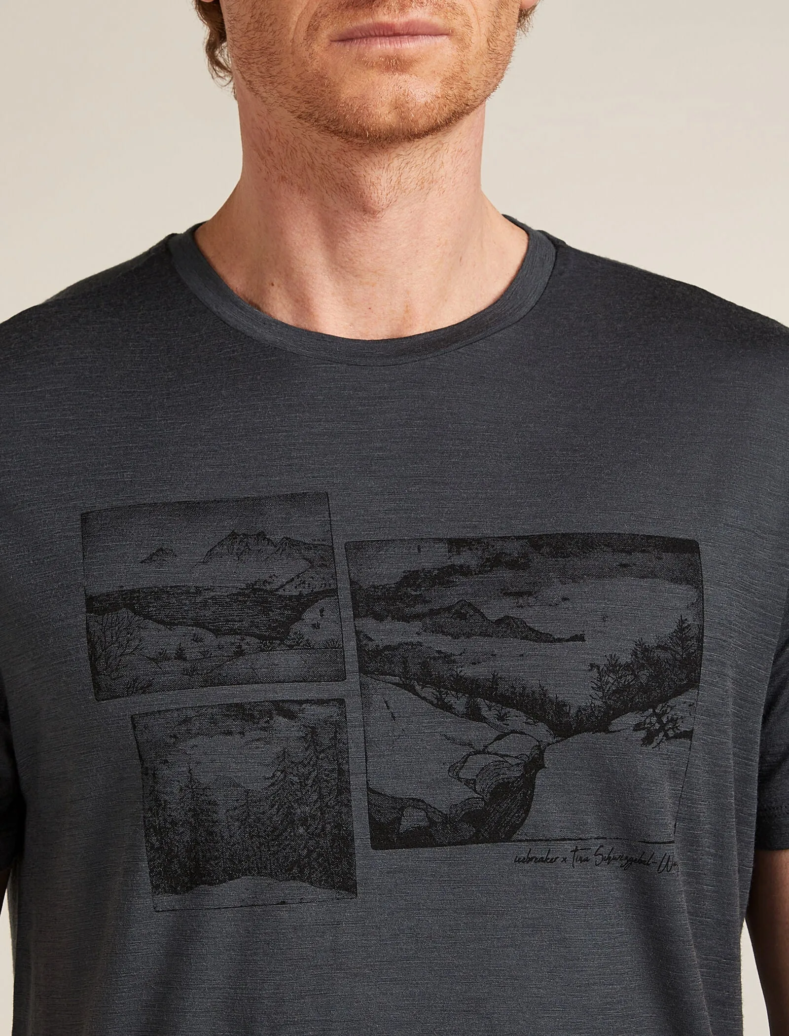 Men's Merino 150 Tech Lite Short Sleeve T-Shirt The Climb sold by Icebreaker product image thumbnail 5