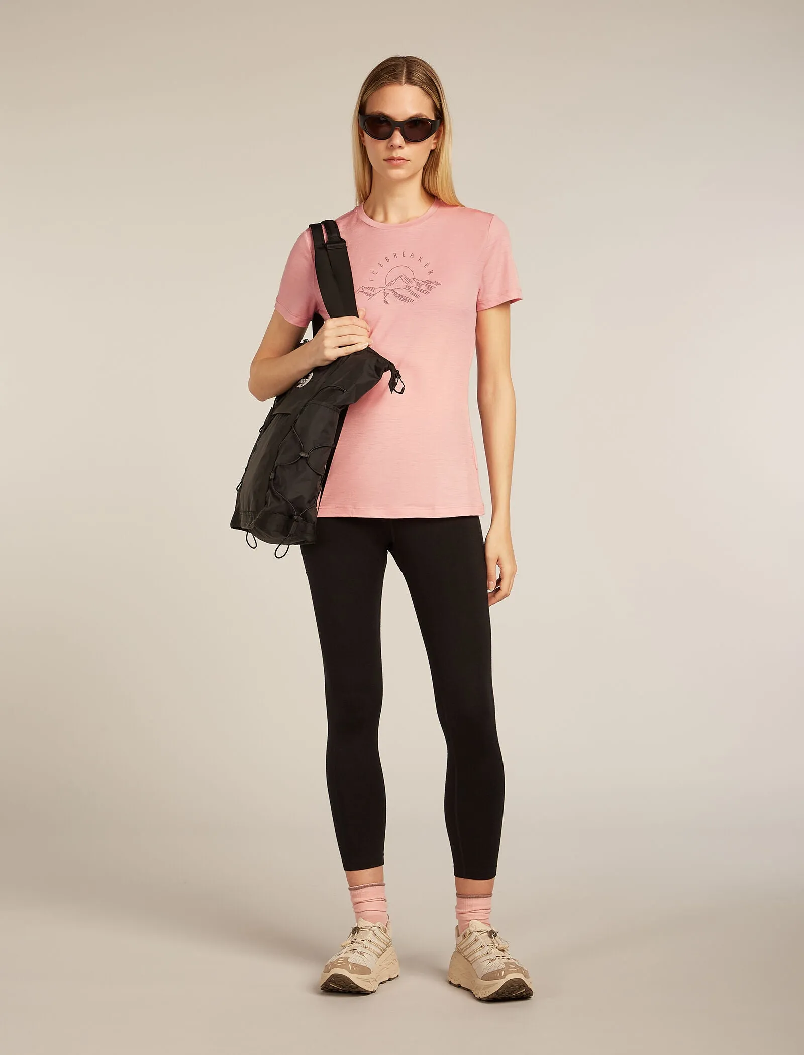 Women's Merino 150 Tech Lite Short Sleeve T-Shirt Sunrise Summit sold by Icebreaker product image thumbnail 4