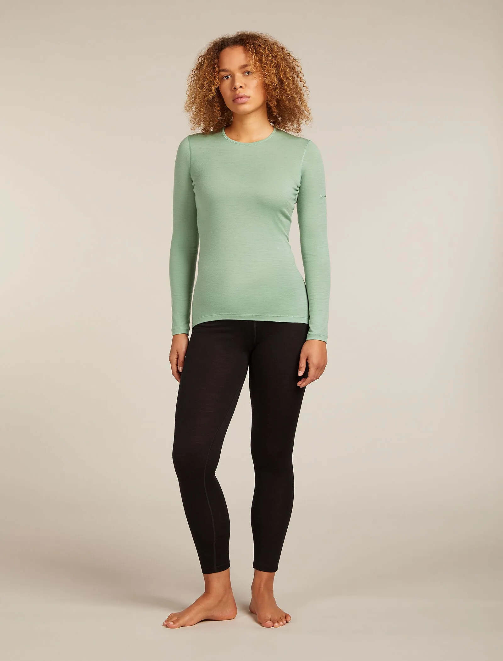 Women's Merino 200 Oasis Long Sleeve Crewe Thermal Top sold by Icebreaker product image thumbnail 3