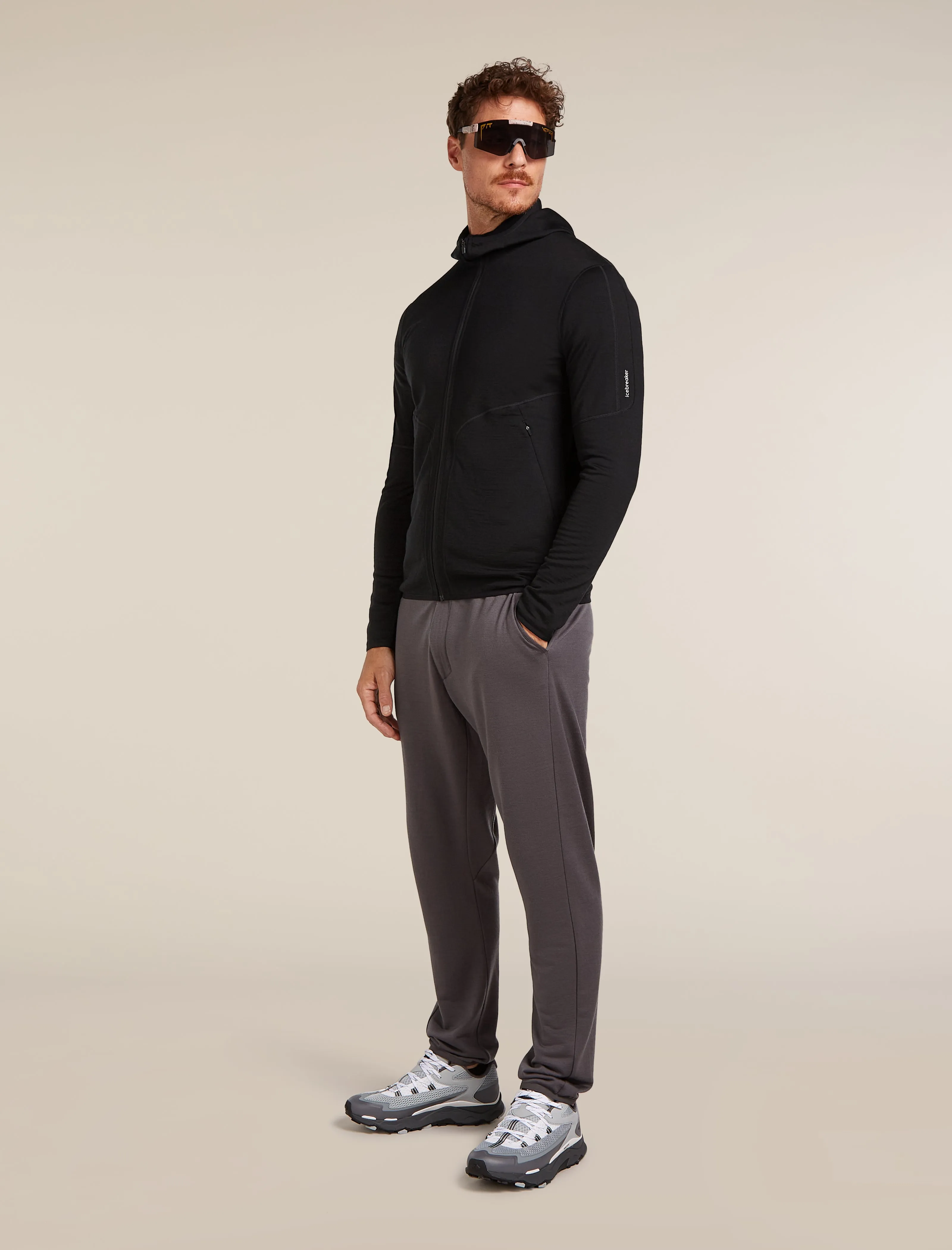 Men's Merino 560 Realfleece™ Elemental Long Sleeve Zip Hoodie sold by Icebreaker product image thumbnail 4