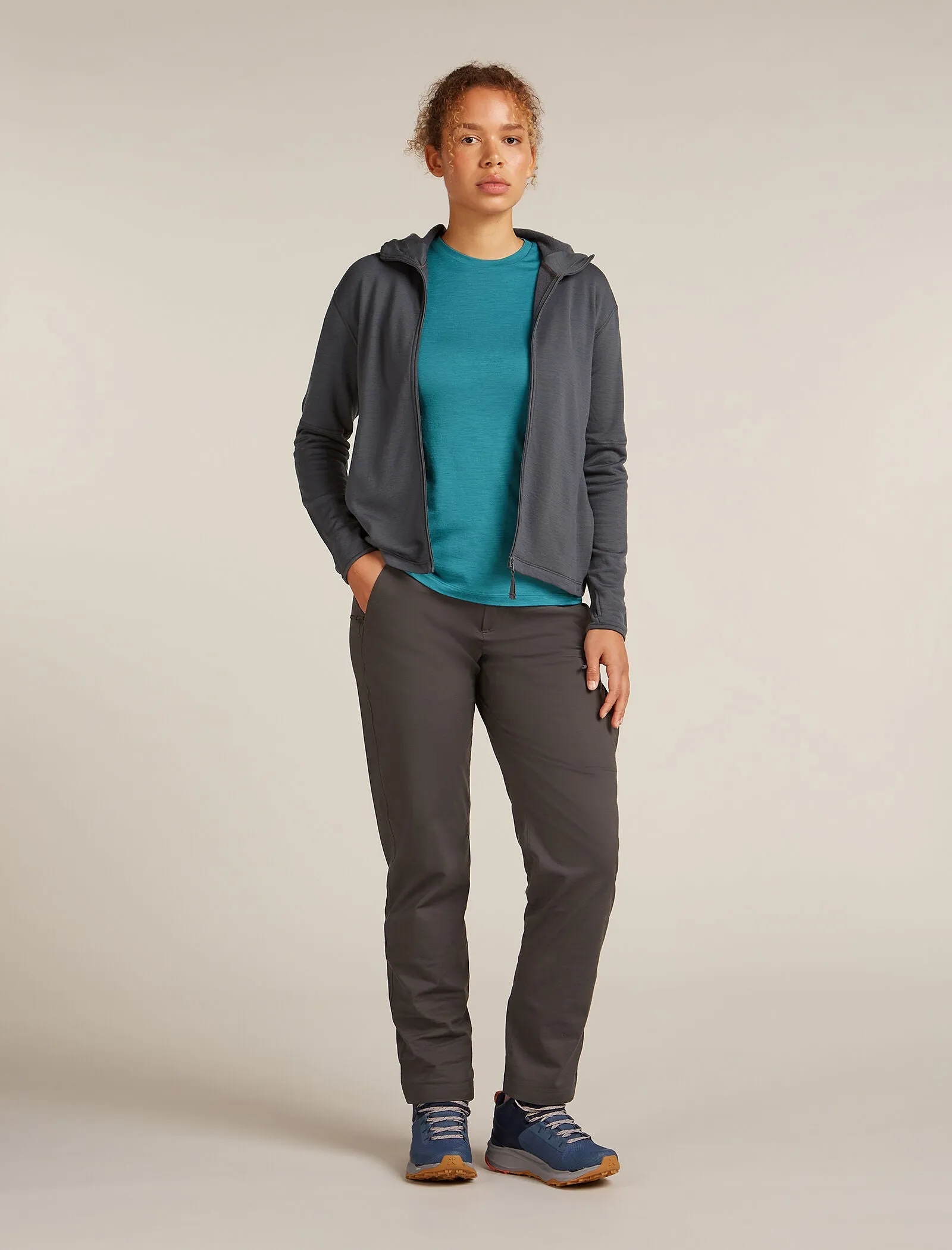 Women's Merino 360 Realfleece™ Elemental Long Sleeve Zip Hoodie sold by Icebreaker product image thumbnail 3