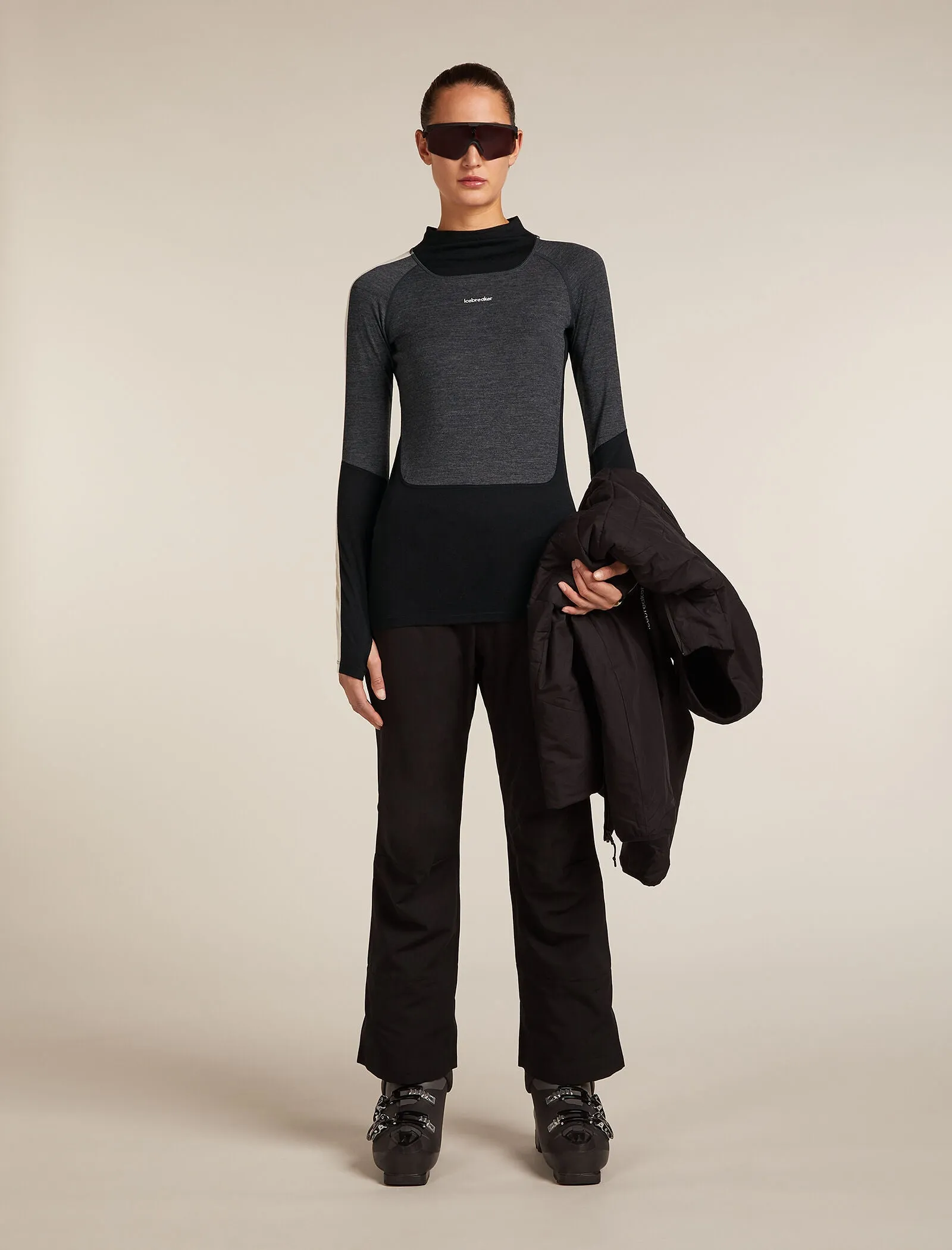 Women's Merino 200 Oasis+ Long Sleeve High Neck Thermal Top sold by Icebreaker product image thumbnail 4