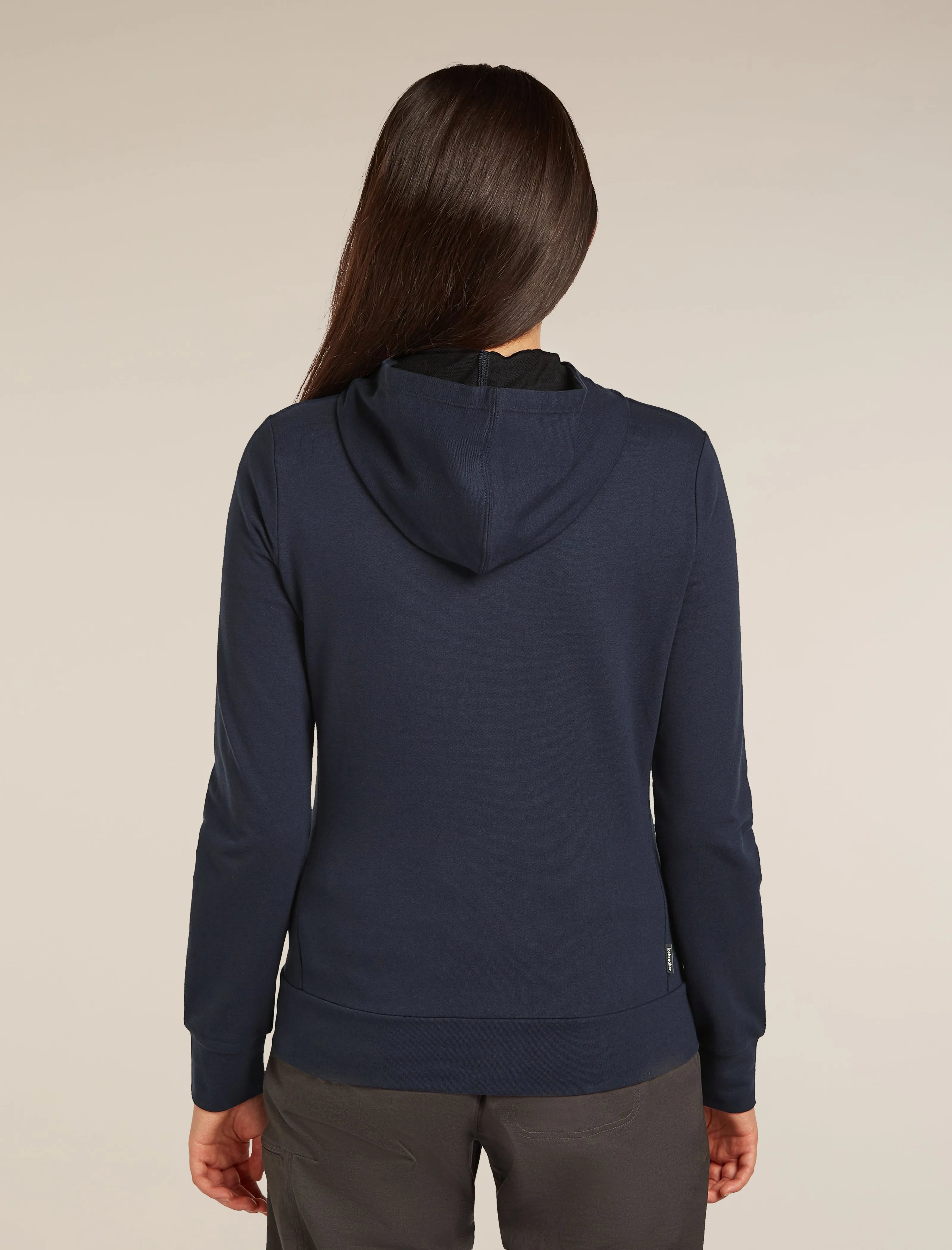Women's Central Classic Long Sleeve Zip Hoodie sold by Icebreaker product image thumbnail 2