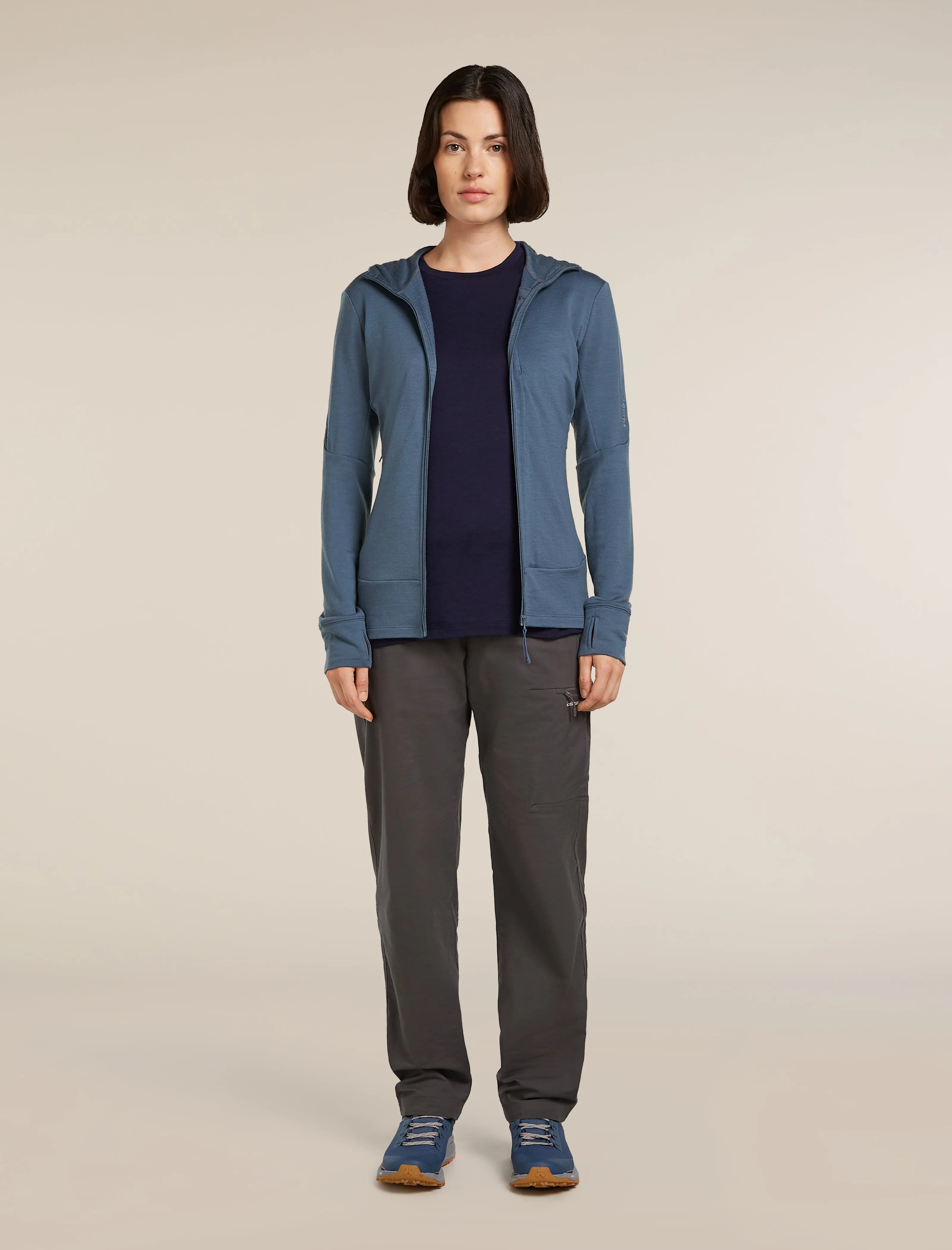 Women's Merino 260 Quantum Long Sleeve Zip Hoodie sold by Icebreaker product image thumbnail 3