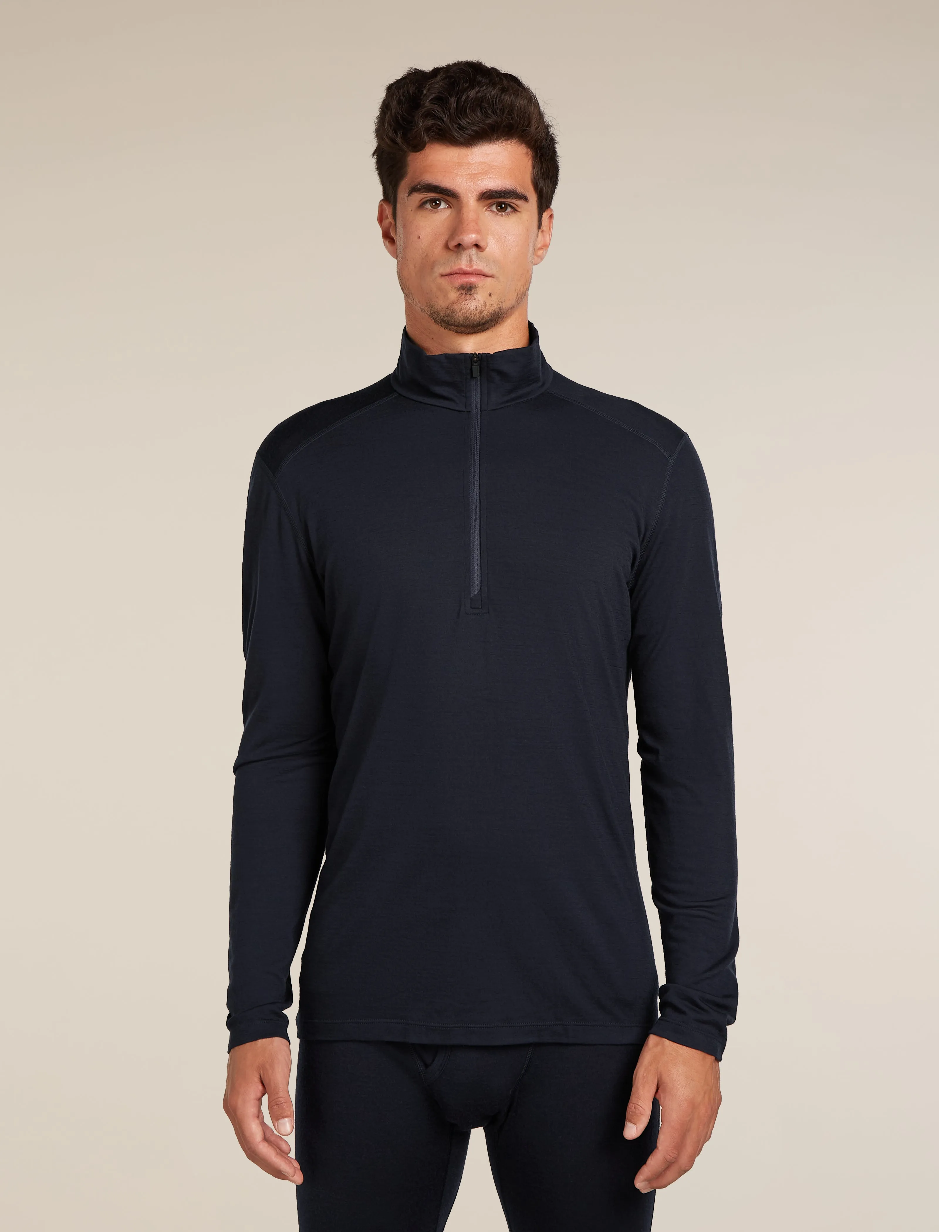 Men's Merino 200 Oasis Long Sleeve Half Zip Thermal Top sold by Icebreaker