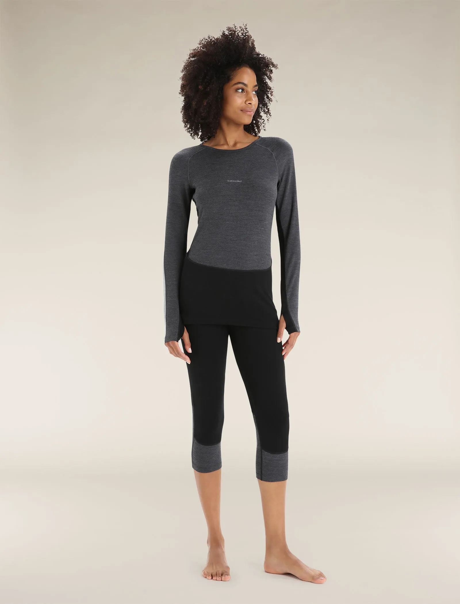 Women's 260 ZoneKnit™ Long Sleeve Crewe Thermal Top sold by Icebreaker product image thumbnail 3