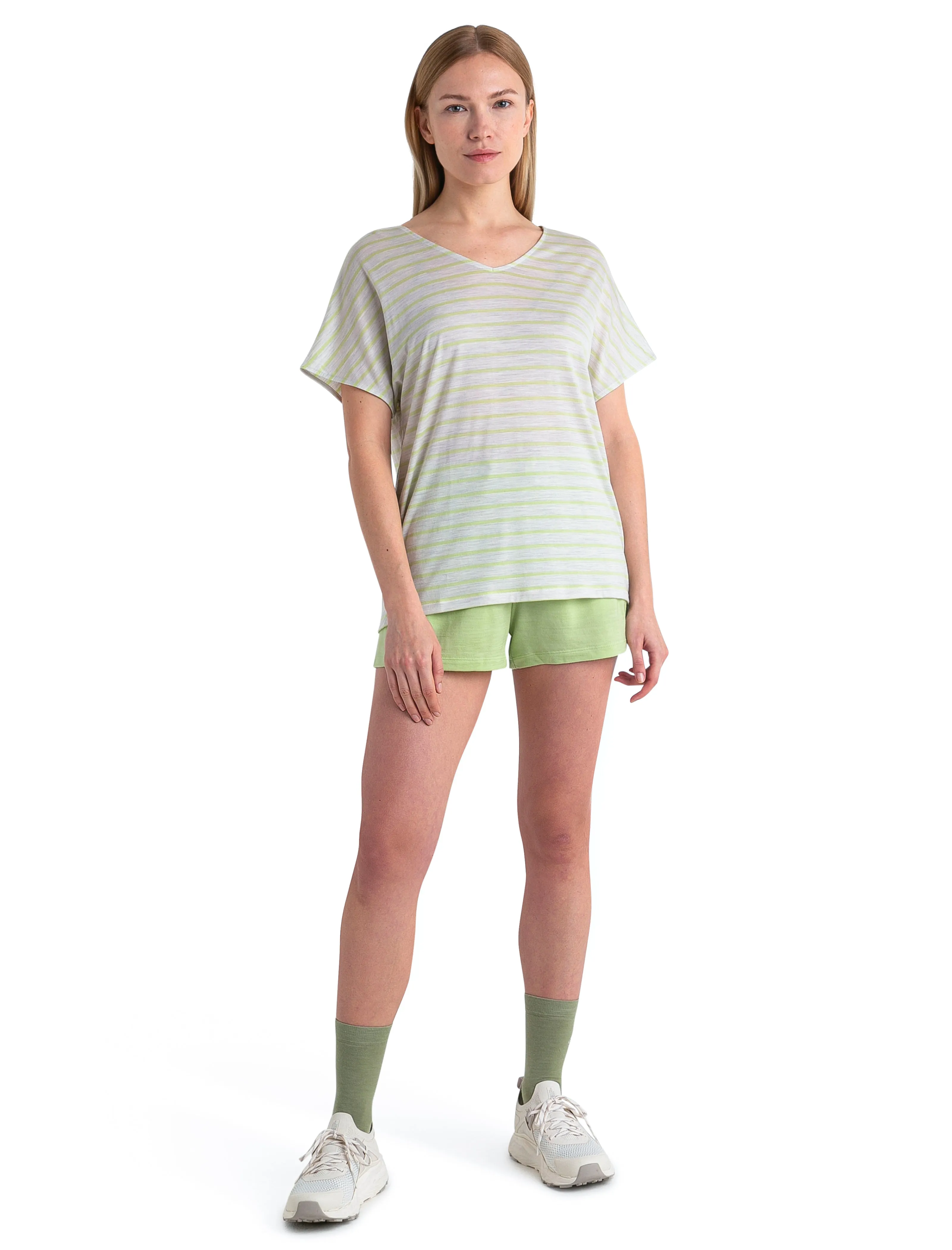 Women's Merino Blend Drayden Reversible Top Stripe sold by Icebreaker product image thumbnail 3