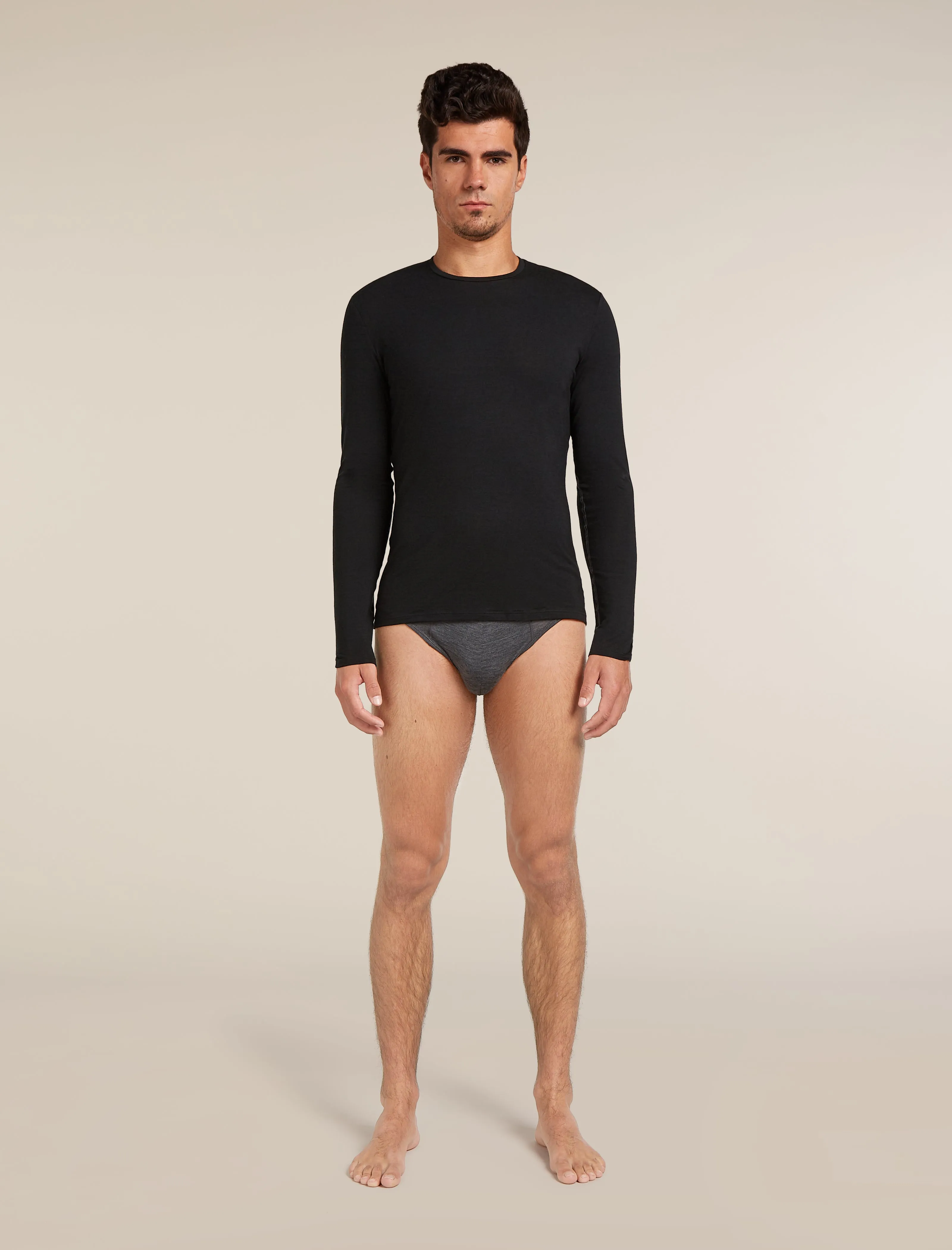 Men's Merino 150 Anatomica Long Sleeve Crewe Top sold by Icebreaker product image thumbnail 3