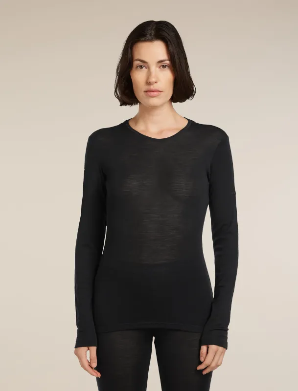 Women's Merino 175 Everyday Long Sleeve Crewe Thermal Top sold by Icebreaker