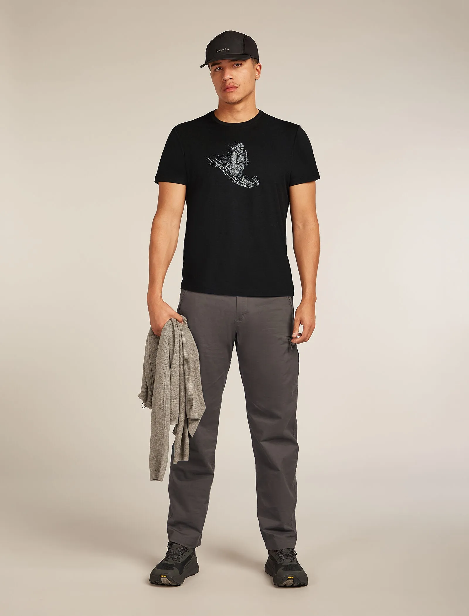 Men's Merino 150 Tech Lite Short Sleeve T-Shirt Skiing Yeti sold by Icebreaker product image thumbnail 4