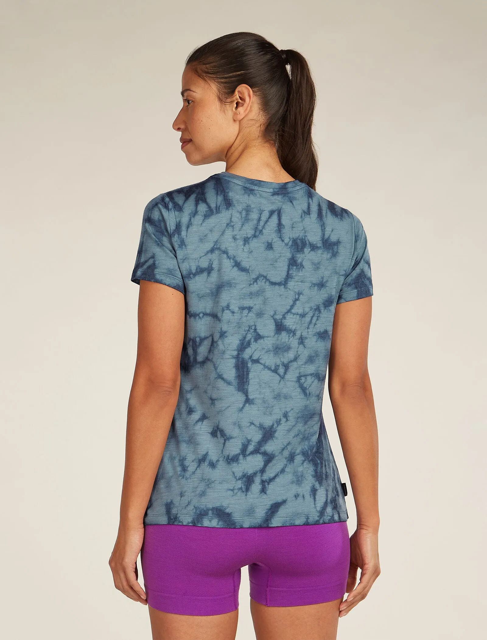 Women's Merino 150 Tech Lite Short Sleeve Scoop T-Shirt Tee Cloud Dye sold by Icebreaker product image thumbnail 2