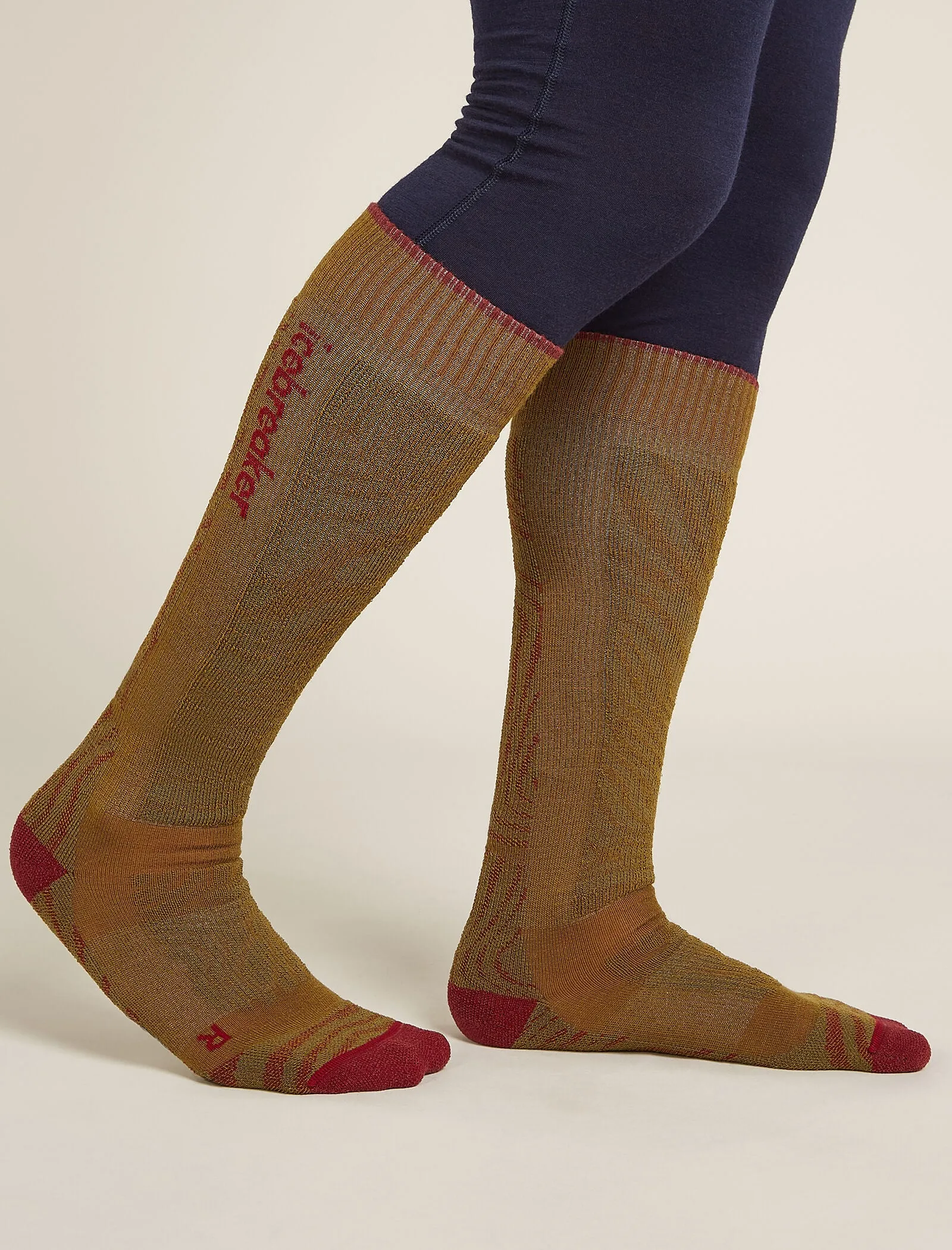 Men's Merino Blend Ski+ Medium Over The Calf Mountain Contour Socks sold by Icebreaker product image thumbnail 2