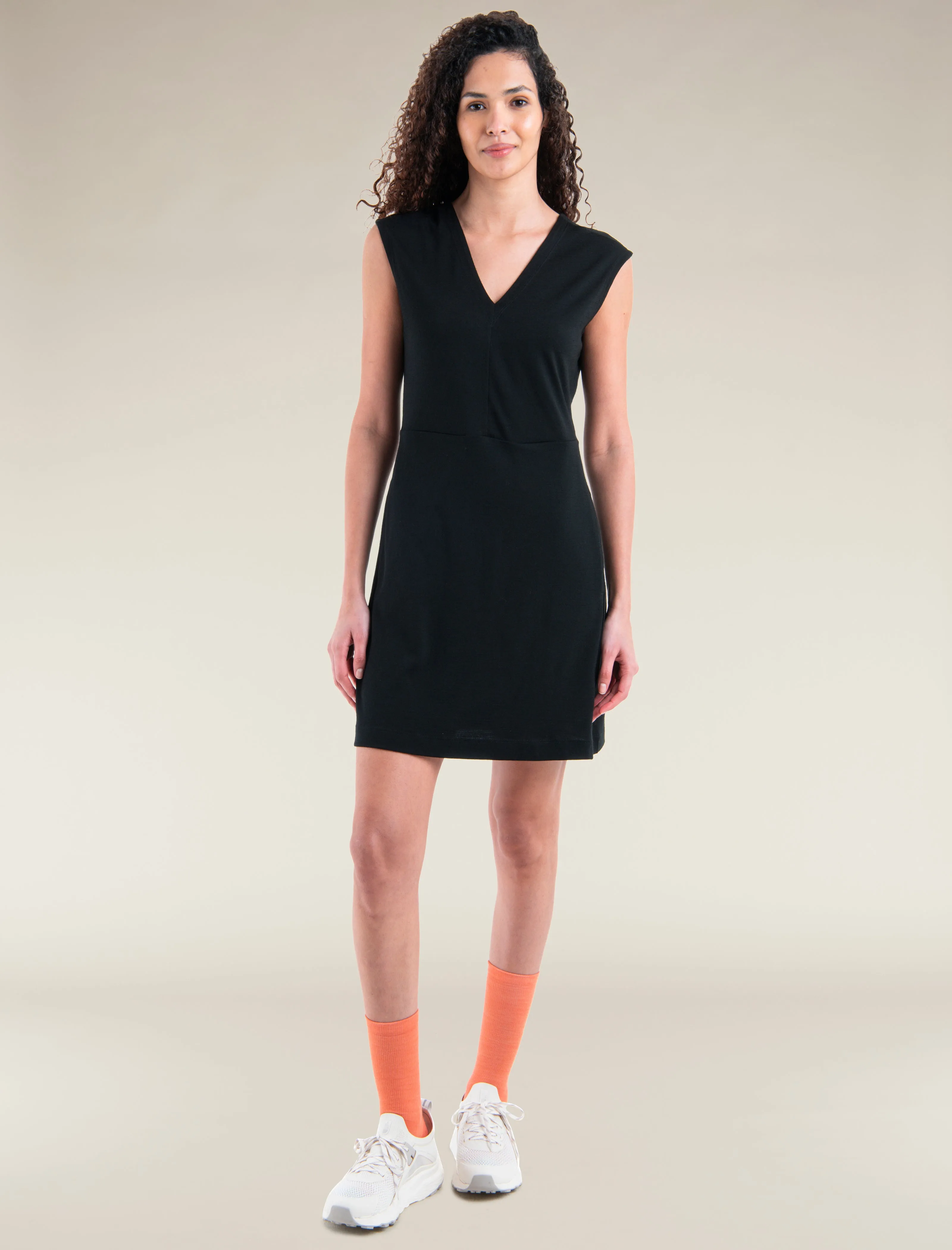 Women's Merino 200 Granary Sleeveless V Neck Dress sold by Icebreaker product image thumbnail 3