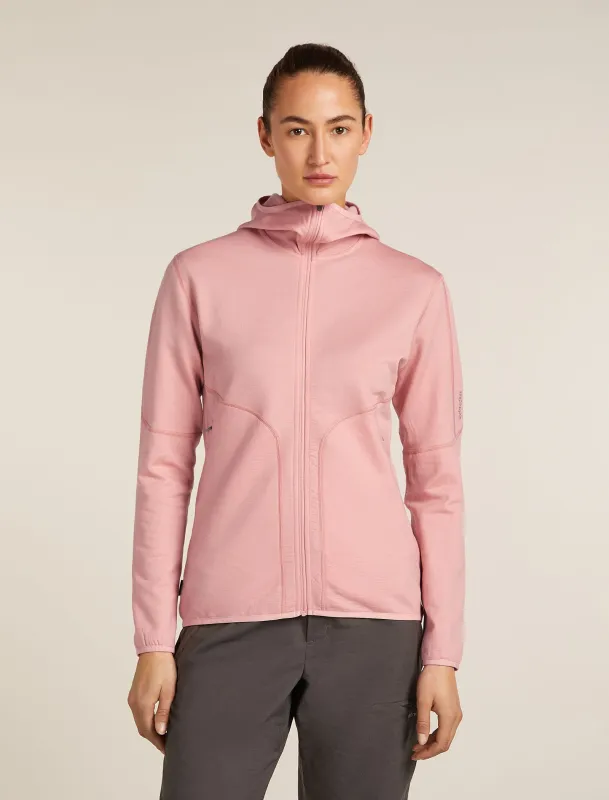 Women's Merino 560 Realfleece™ Elemental Long Sleeve Zip Hoodie sold by Icebreaker