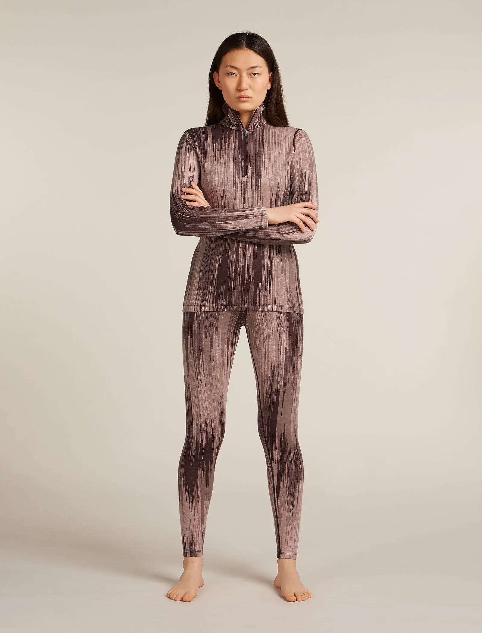 Women's Merino 260 Tech Vertex Long Sleeve Half Zip Thermal Top Peak sold by Icebreaker product image thumbnail 3