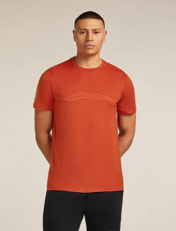 Merino 150 Tech Lite Short Sleeve T-Shirt Mountain Pulse sold by Icebreaker