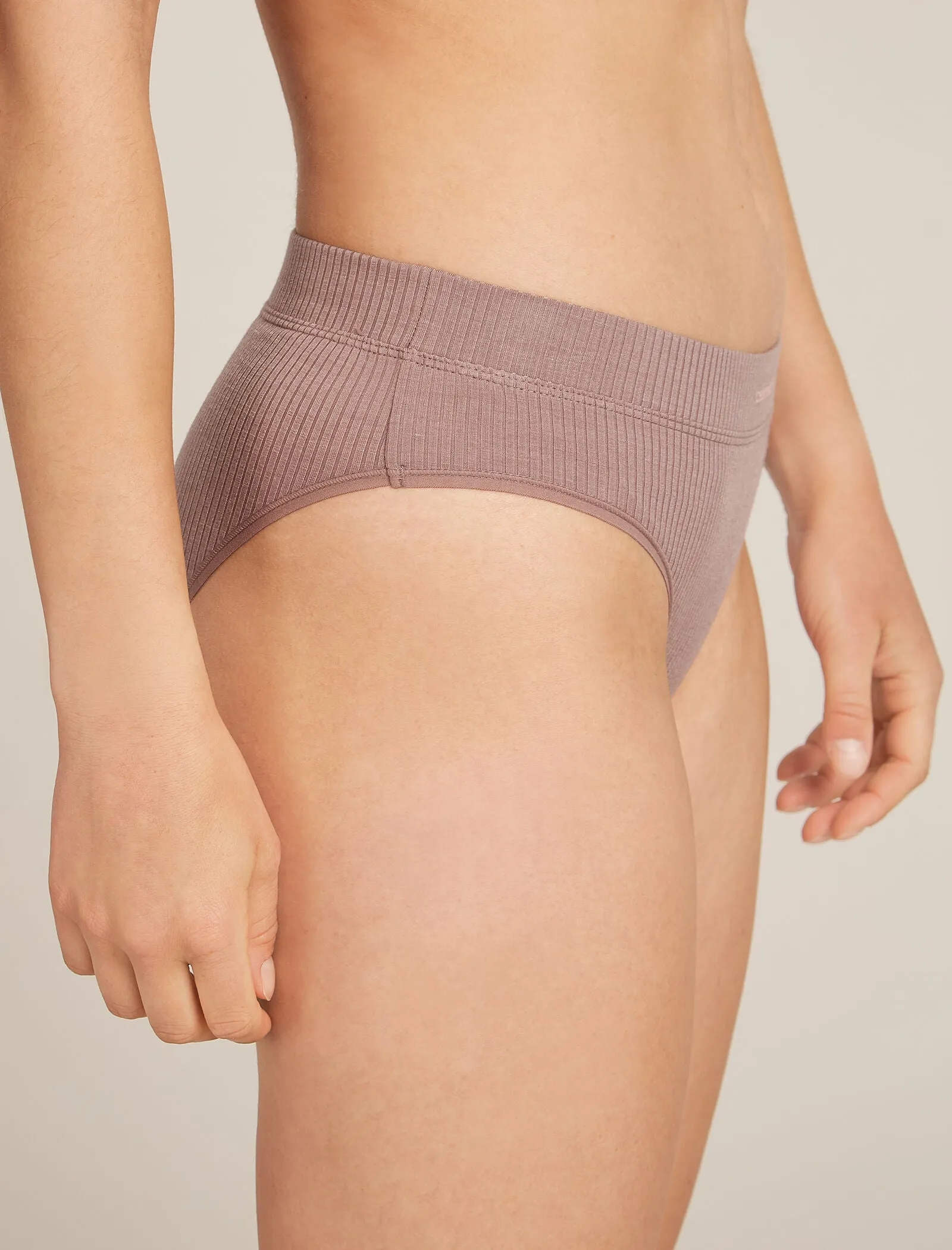 Women's Merino Blend Rib Lotus Hipster sold by Icebreaker product image thumbnail 4