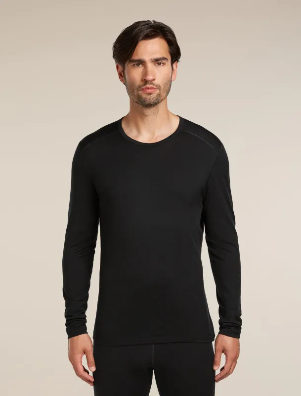 Men's Merino 200 Oasis Long Sleeve Crewe Thermal Top sold by Icebreaker