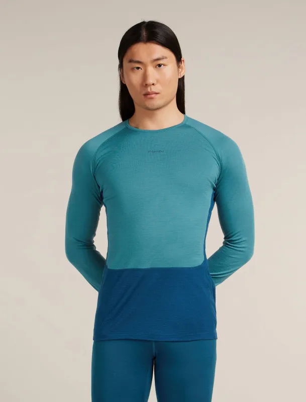 Men's Merino 200 ZoneKnit™ Long Sleeve Crewe Thermal Top sold by Icebreaker