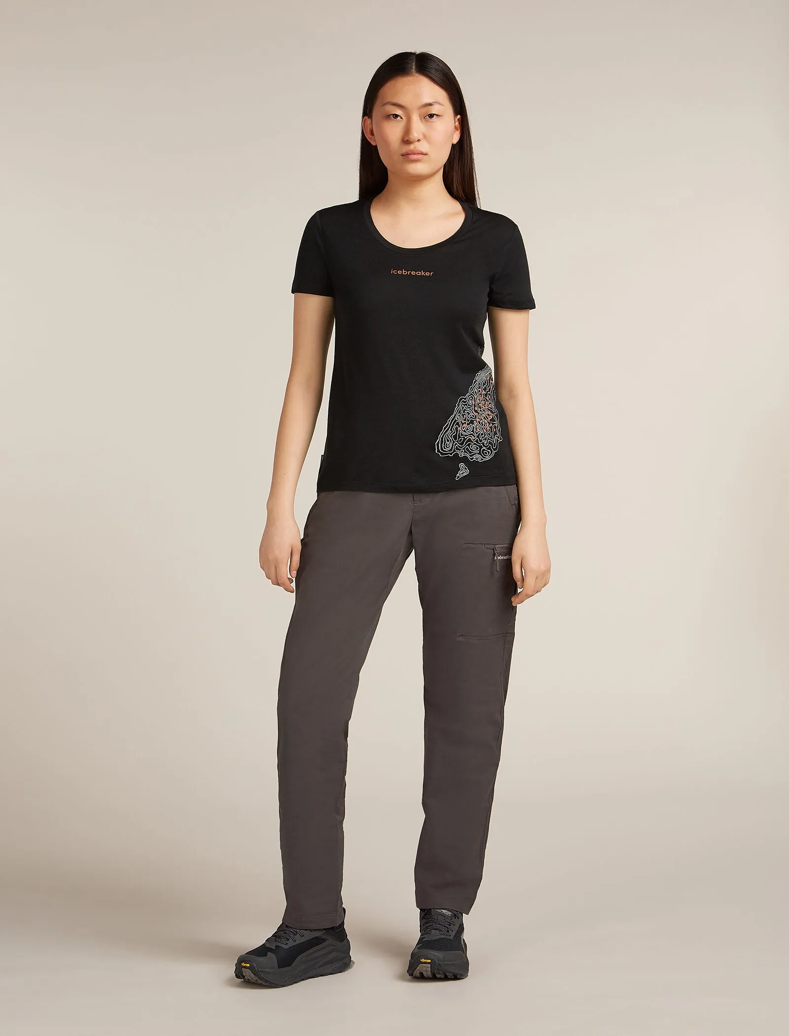 Women's Merino 150 Tech Lite Short Sleeve Scoop T-Shirt 30th Anniversary sold by Icebreaker product image thumbnail 3