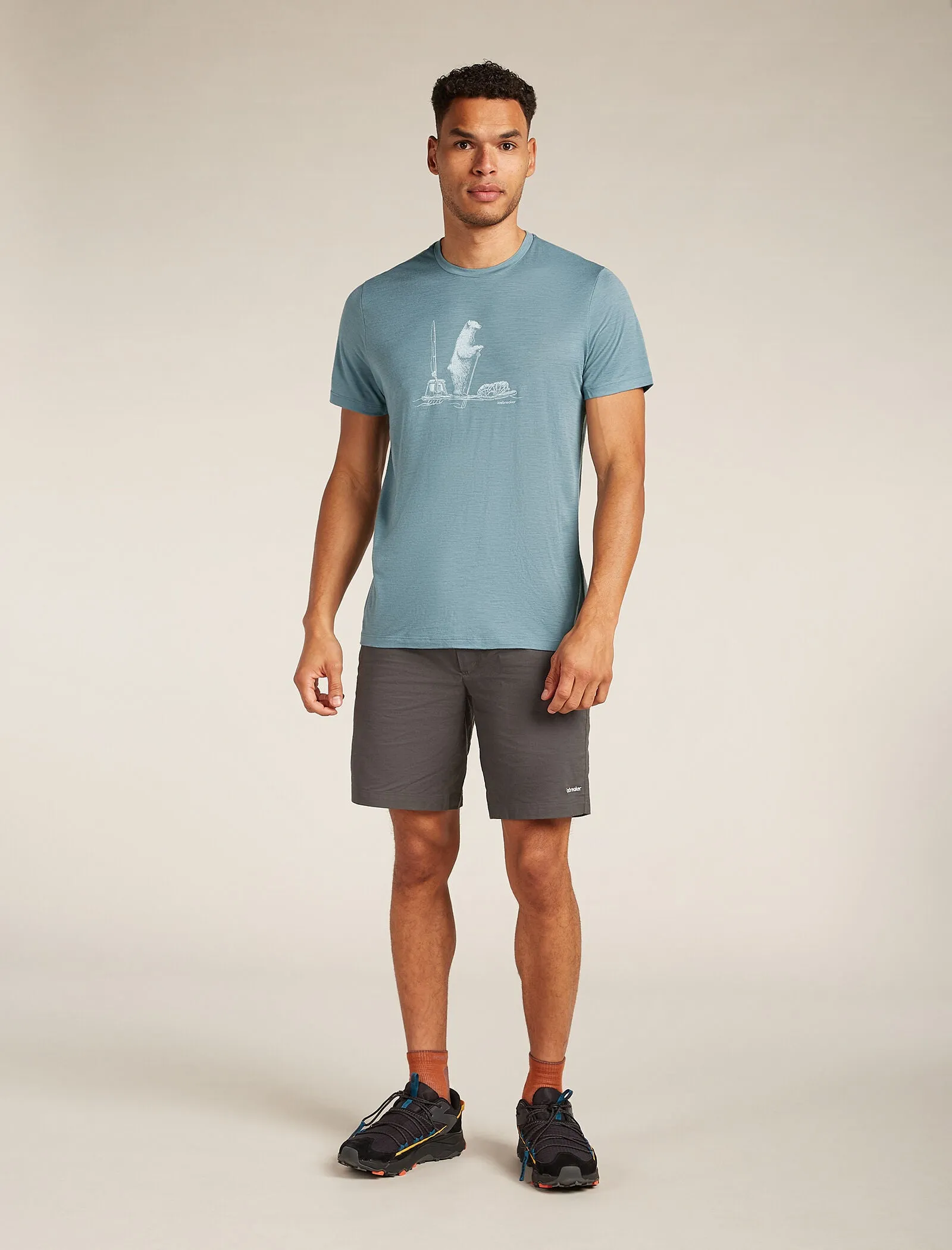 Men's Merino 150 Tech Lite Short Sleeve T-Shirt Polar Paddle sold by Icebreaker product image thumbnail 3