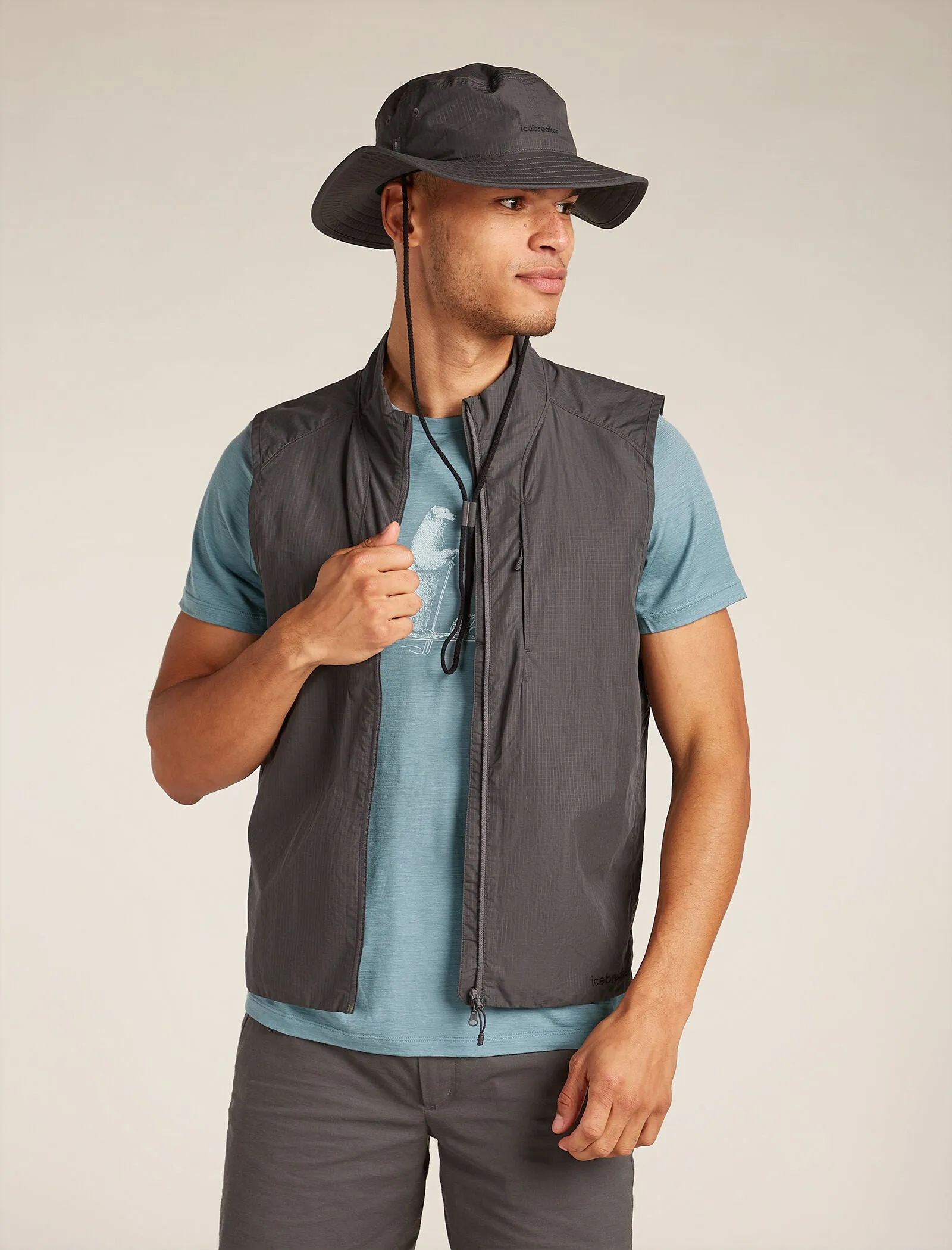 Men's Merino 150 Tech Lite Short Sleeve T-Shirt Polar Paddle sold by Icebreaker product image thumbnail 4