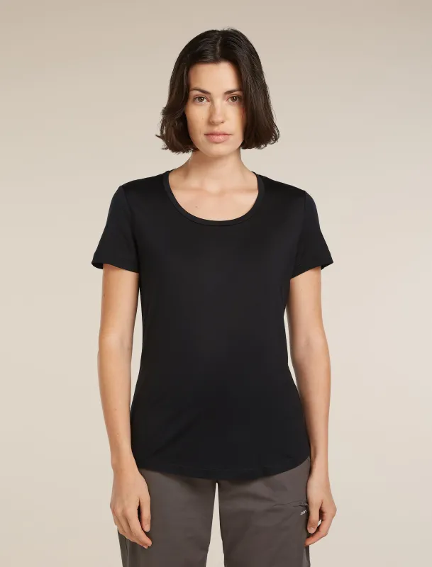 Women's Merino Blend 125 Cool-Lite™ Sphere Short Sleeve Scoop T-Shirt sold by Icebreaker