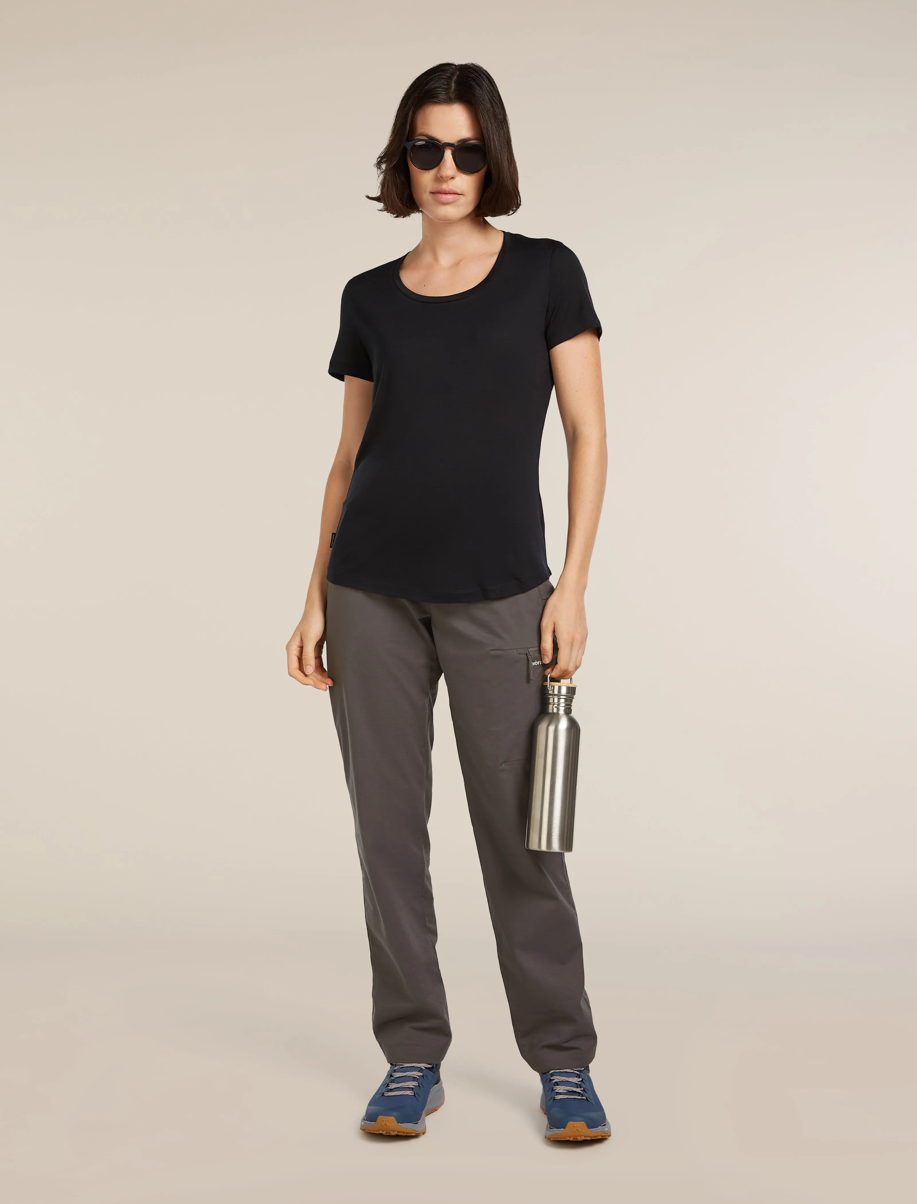 Women's Merino Blend 125 Cool-Lite™ Sphere Short Sleeve Scoop T-Shirt sold by Icebreaker product image thumbnail 4