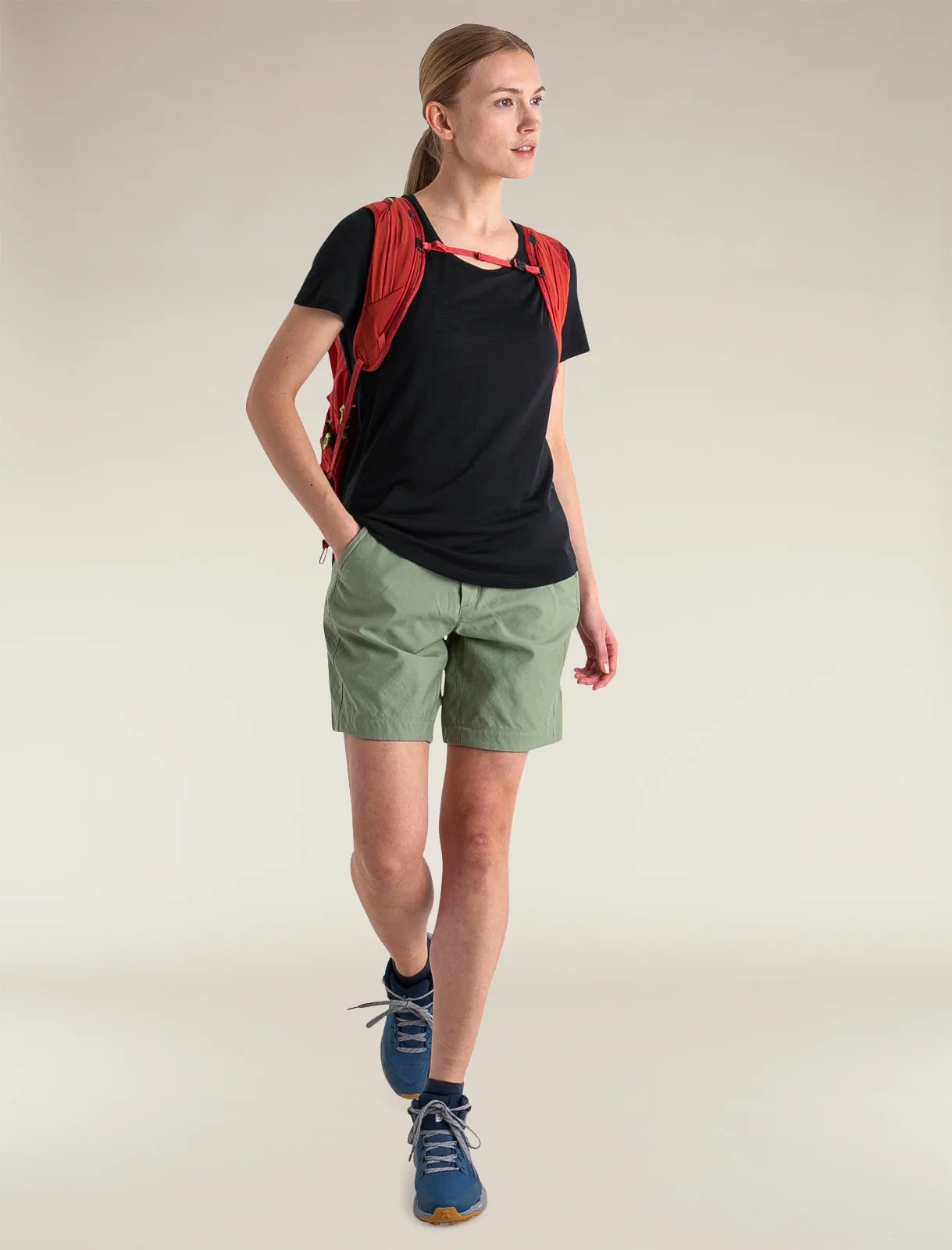 Women's Merino Blend 125 Cool-Lite™ Sphere Short Sleeve Scoop T-Shirt sold by Icebreaker product image thumbnail 5