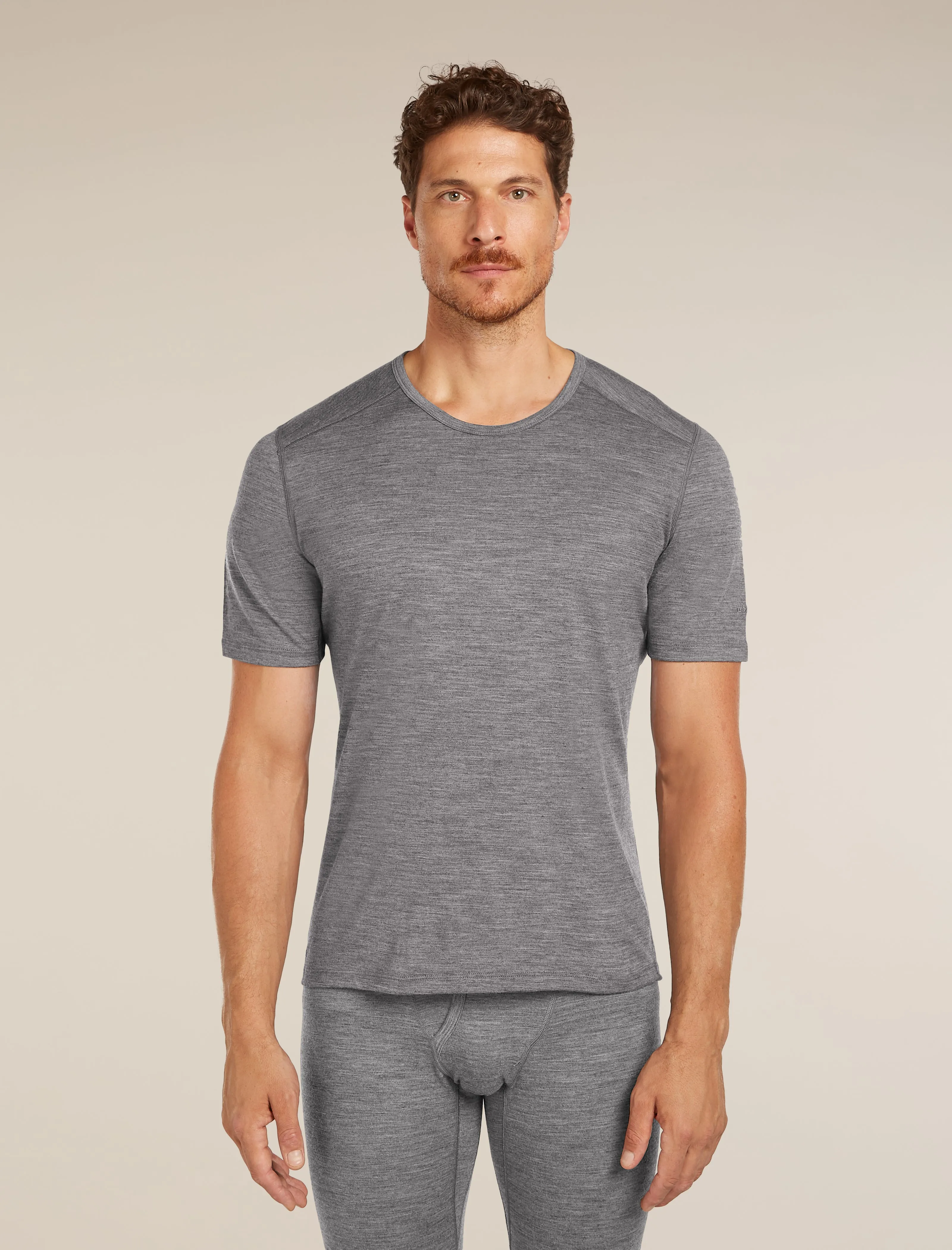 Men's Merino 200 Oasis Short Sleeve Crewe Thermal Top sold by Icebreaker