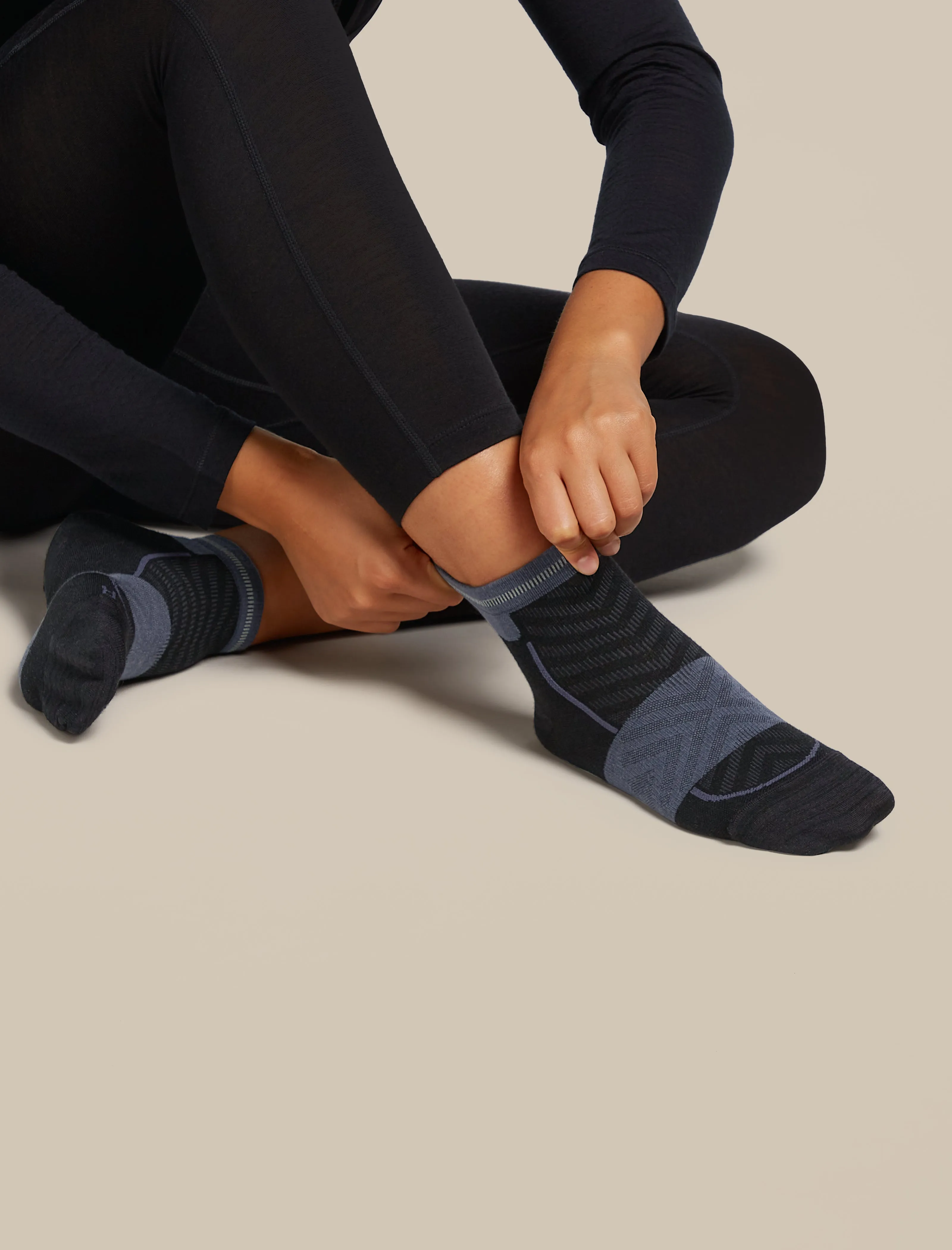 Women's Merino Blend Run+ Ultralight Mini Socks sold by Icebreaker product image thumbnail 2