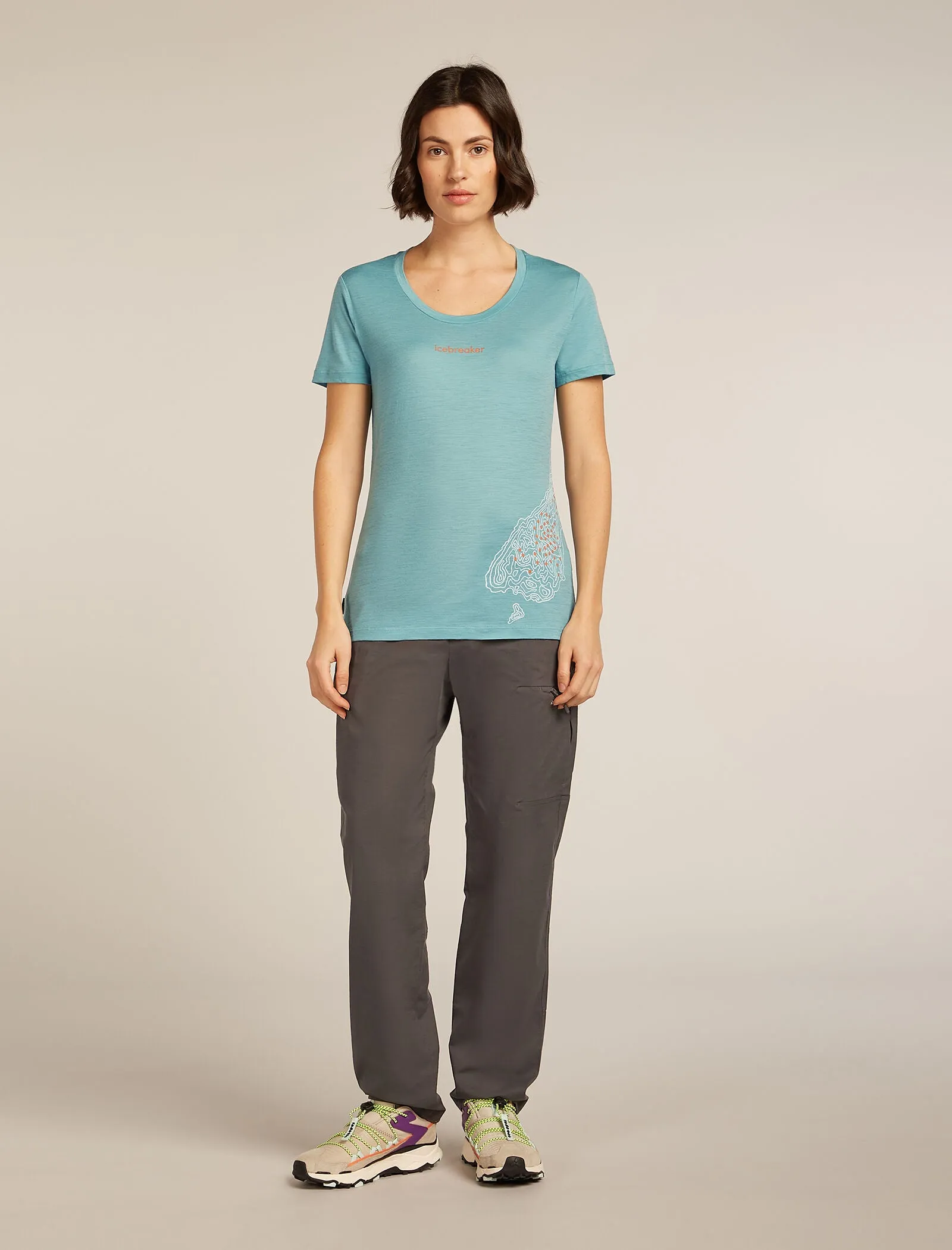 Women's Merino 150 Tech Lite Short Sleeve Scoop T-Shirt 30th Anniversary sold by Icebreaker product image thumbnail 3