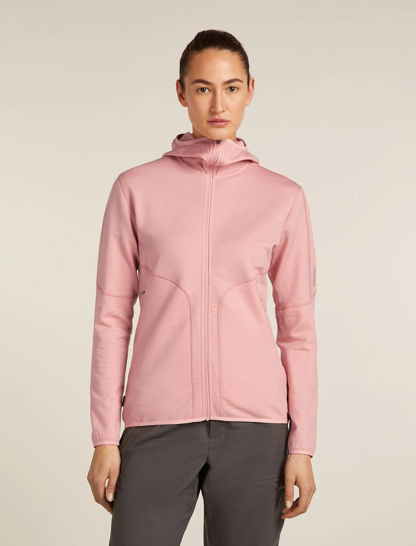 Women's Merino 560 Realfleece™ Elemental Long Sleeve Zip Hoodie sold by Icebreaker