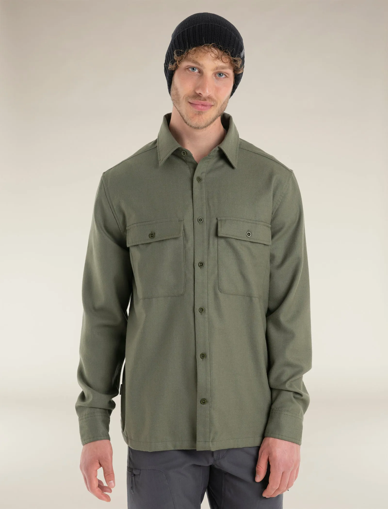 Men's Merino 200 Dawnder Long Sleeve Flannel Shirt sold by Icebreaker
