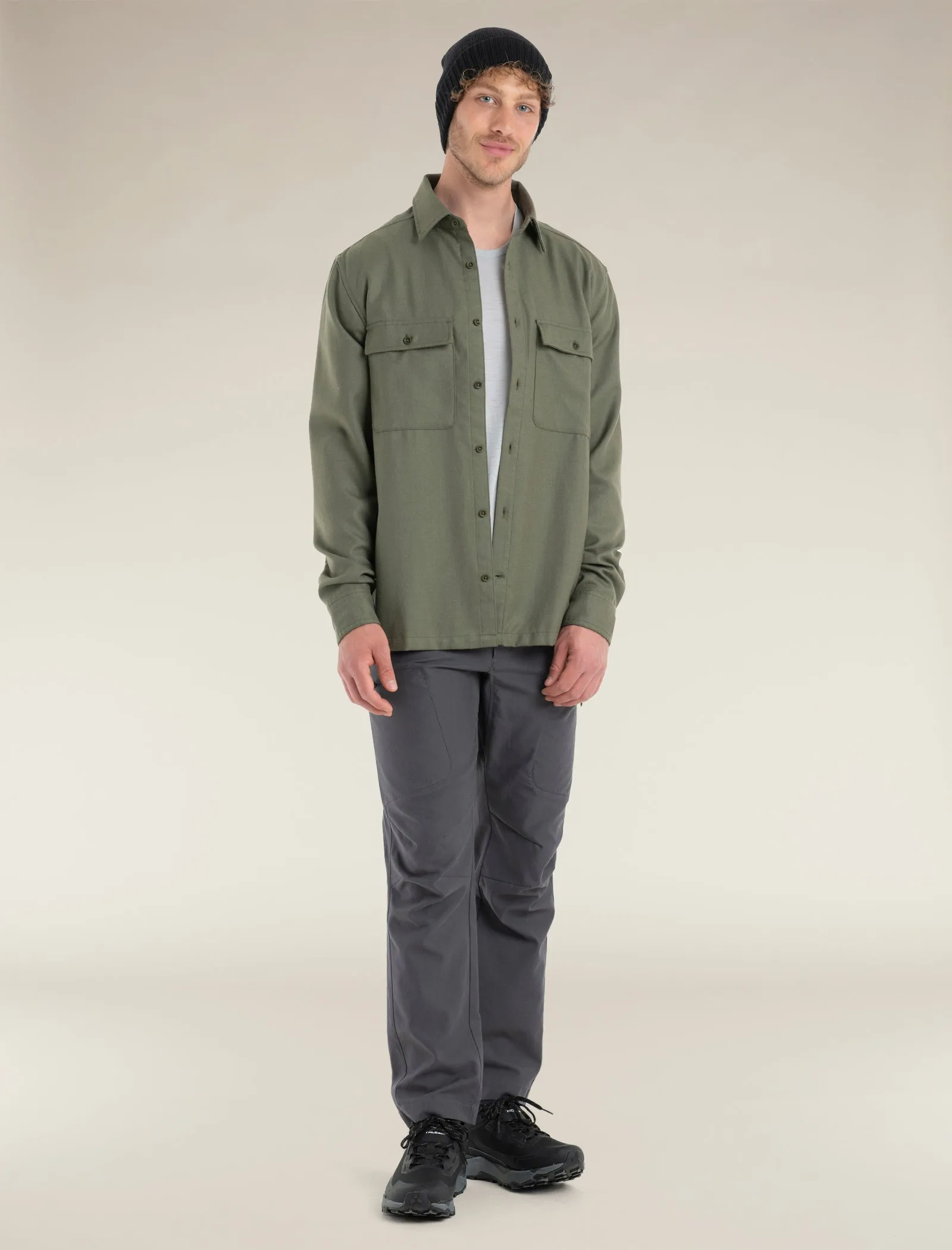 Men's Merino 200 Dawnder Long Sleeve Flannel Shirt sold by Icebreaker product image thumbnail 3