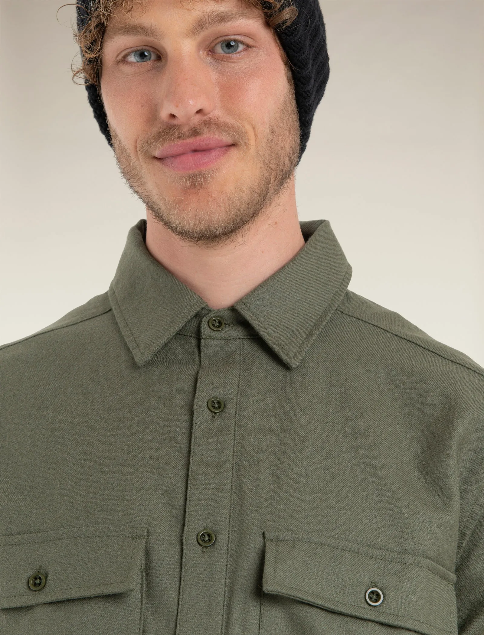 Men's Merino 200 Dawnder Long Sleeve Flannel Shirt sold by Icebreaker product image thumbnail 4